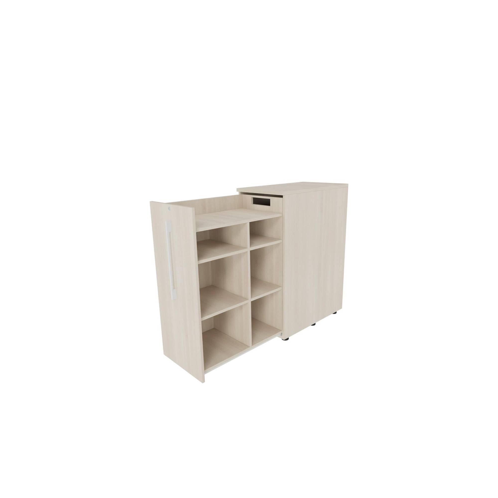 Beistellcontainer 3OH li mA B463xT800x1115mm Akazie-1