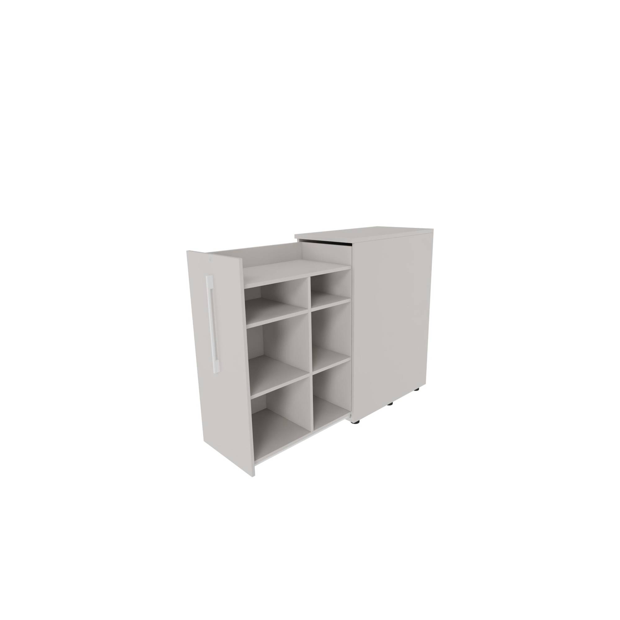 Beistellcontainer 3OH li oA B463xT800x1115mm lgr-1