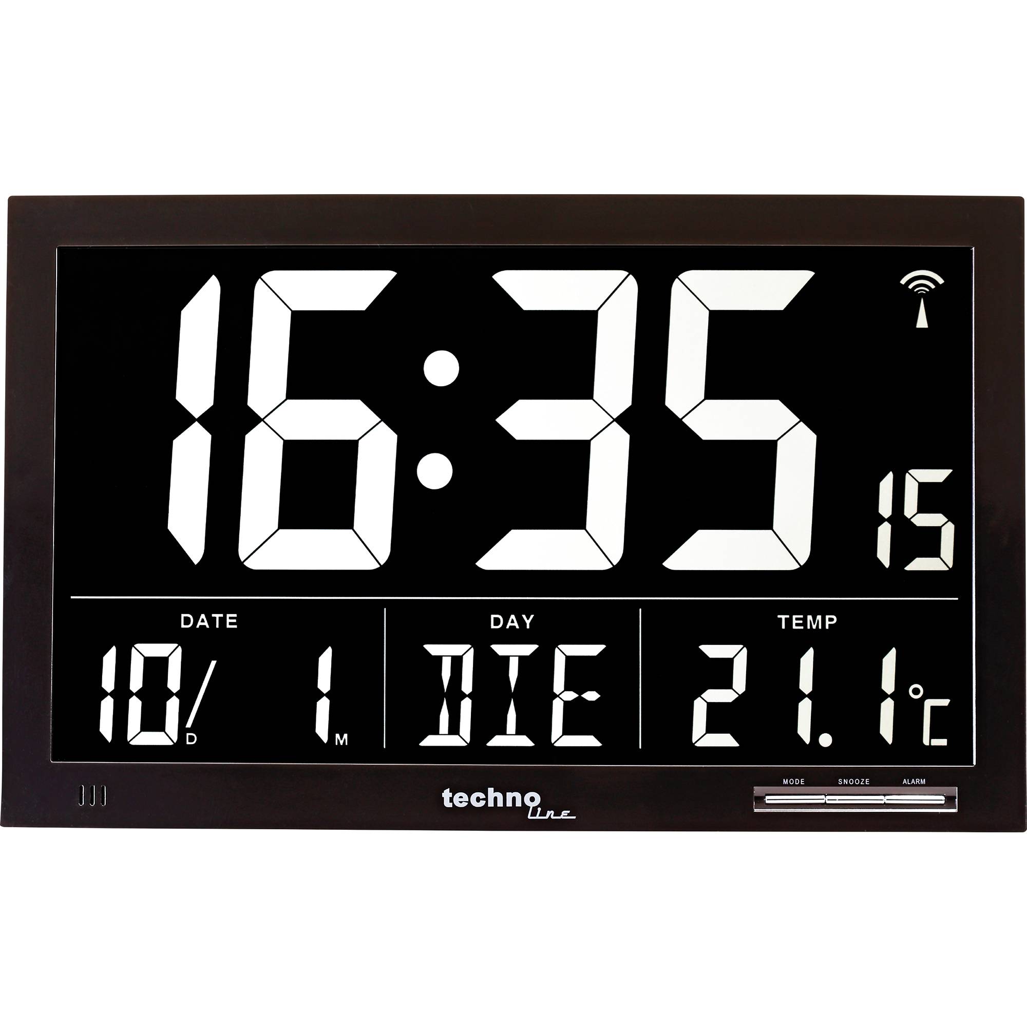 Wanduhr digital Jumbo LCD-0