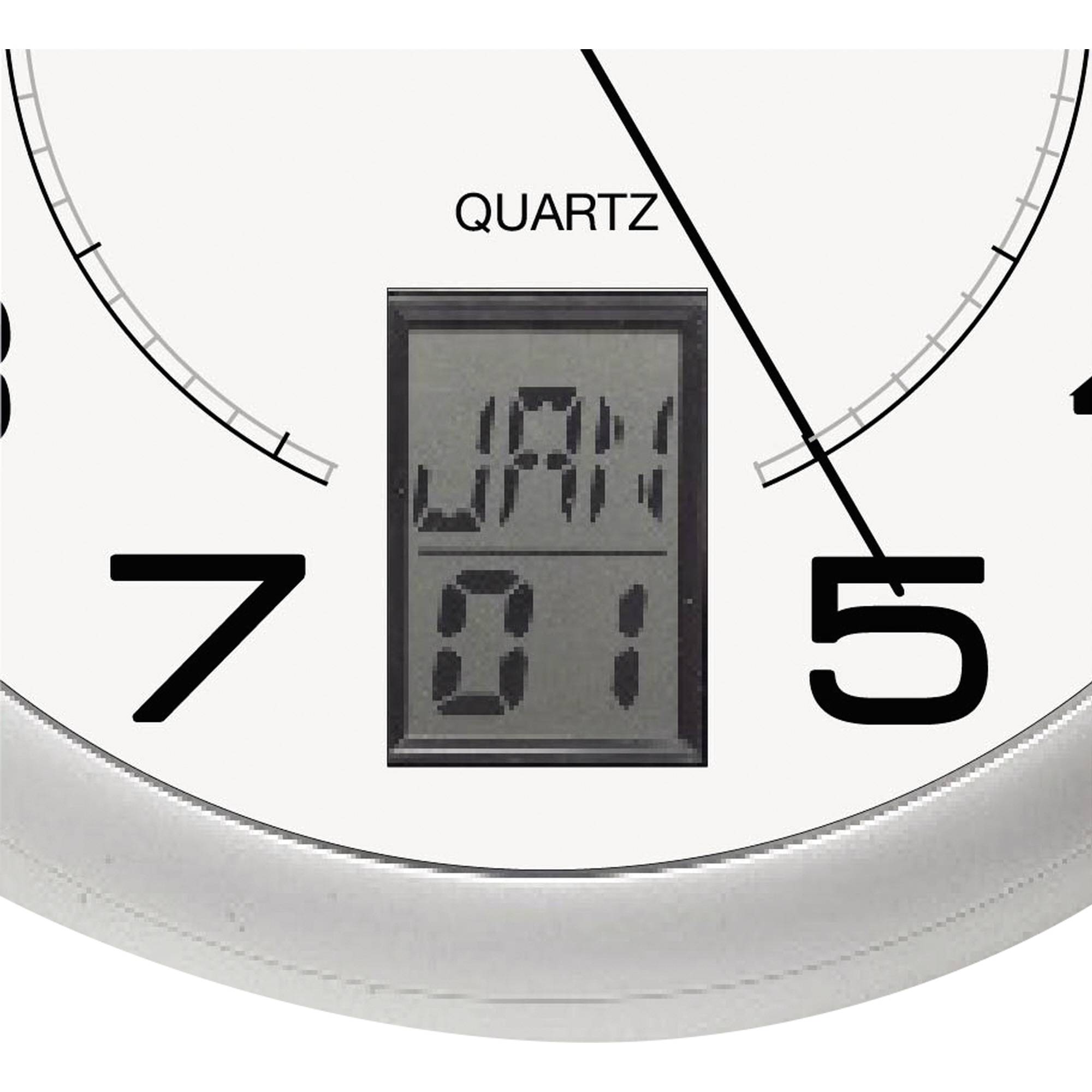 Wanduhr Instinct 30,5cm Edelstahl silber-2