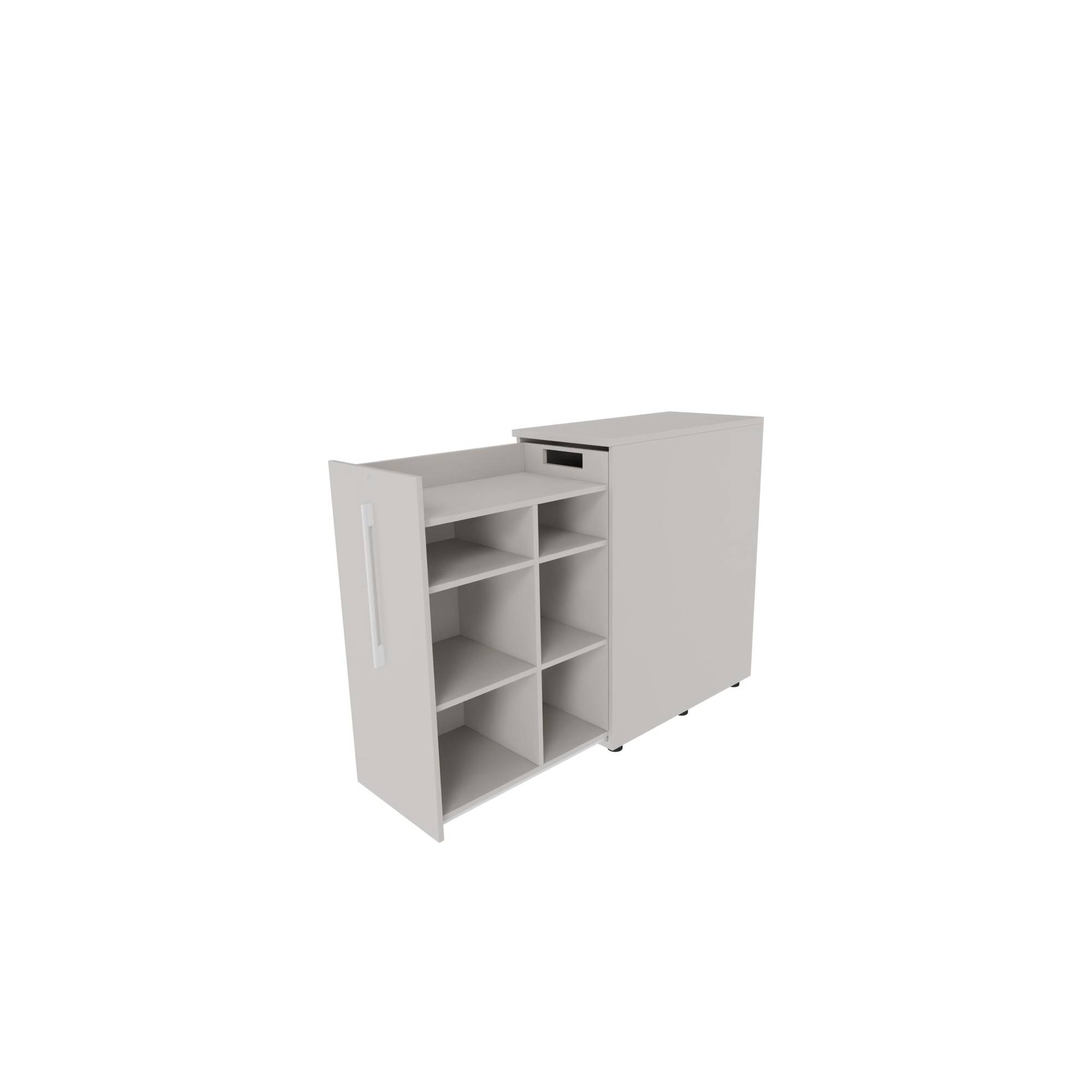 Beistellcontainer 3OH li mA B463xT900x1115mm lgr-1