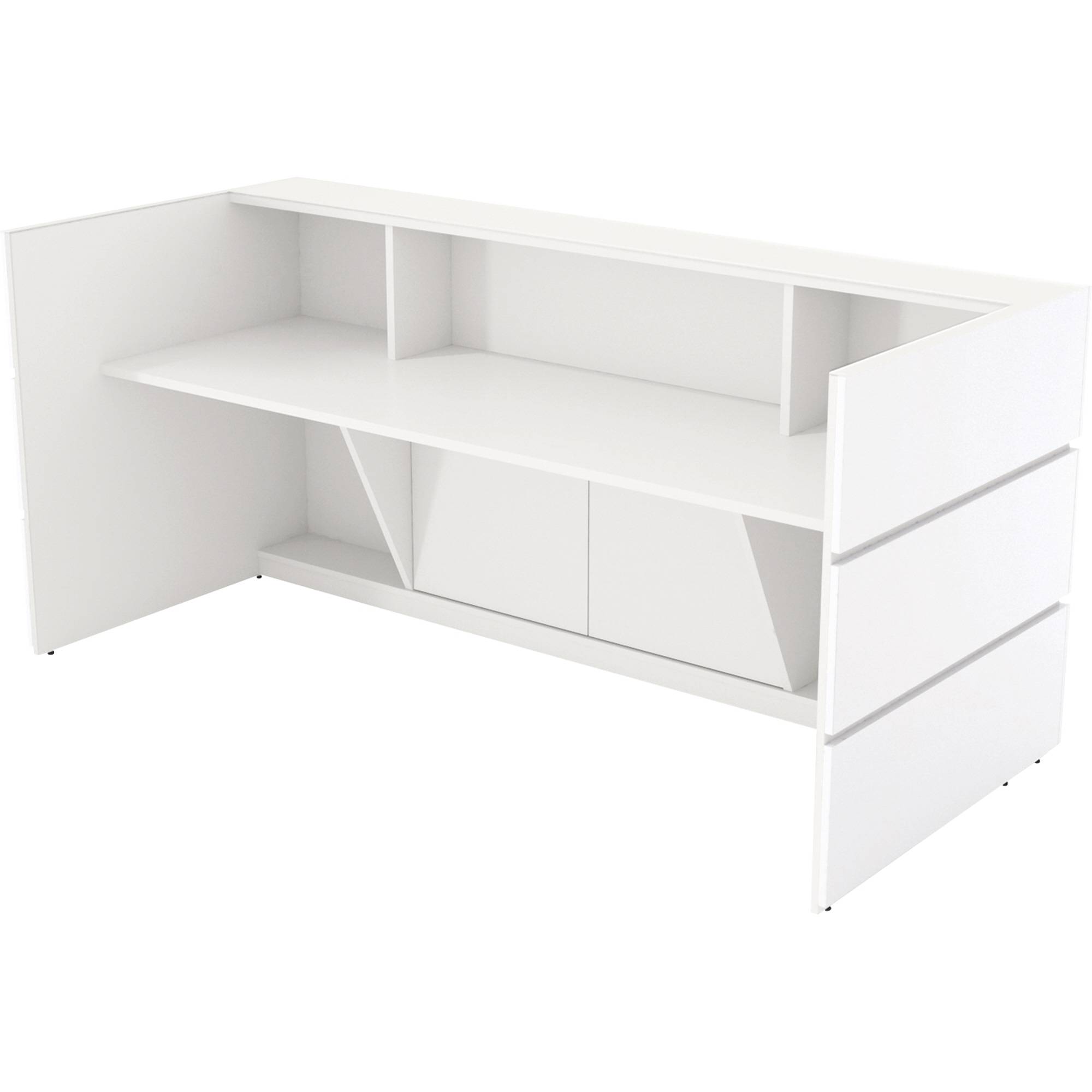 Theke Pearl 2400x1120x1050mm weiß-0