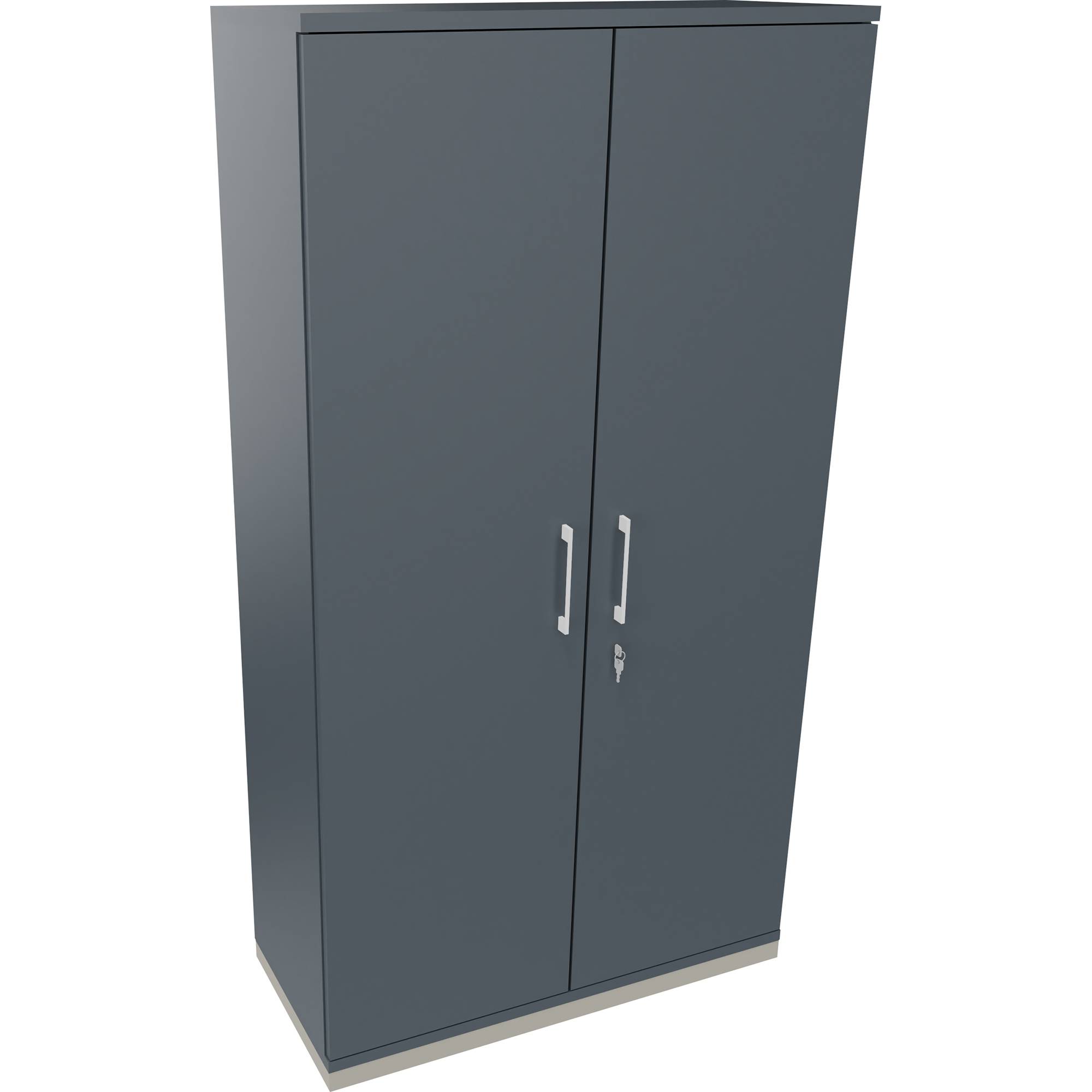 Flügeltürenschrank 5OH B1000xT442xH1869 si/gr-0
