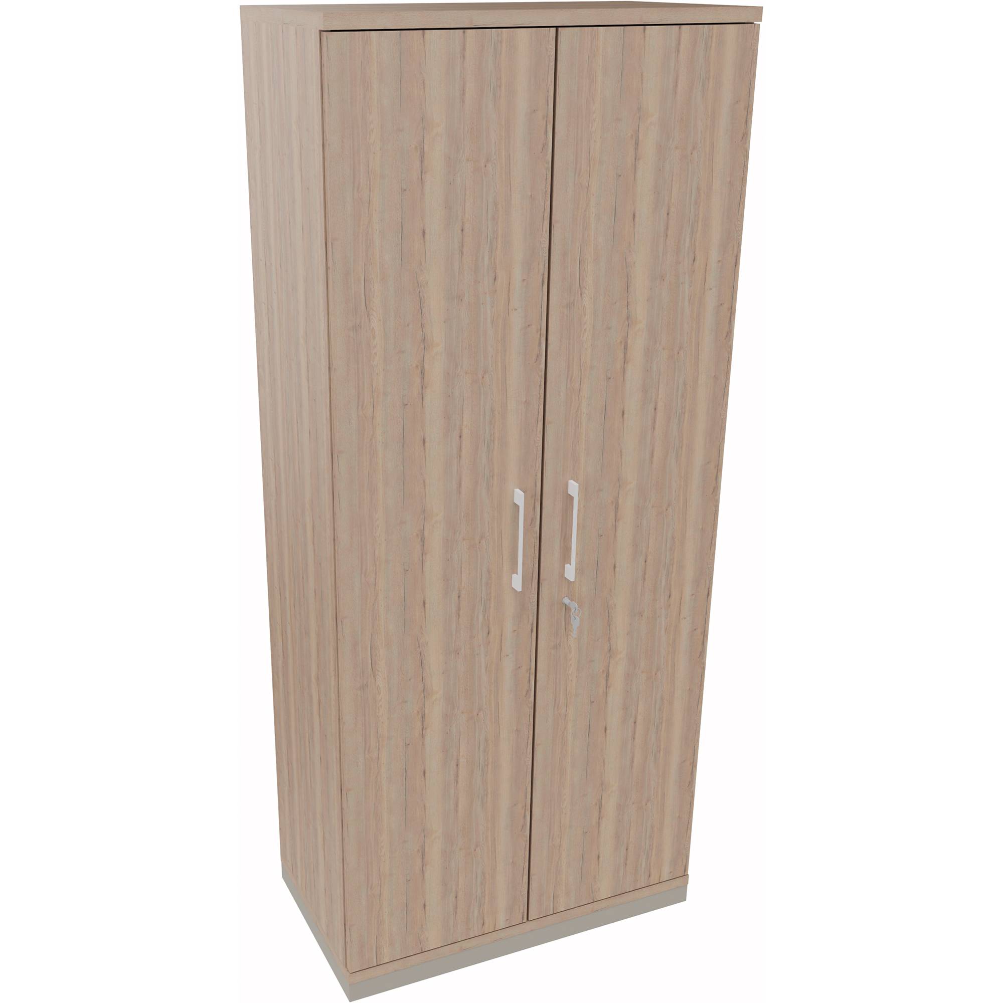 Flügeltürenschrank 5OH B800xT442xH1869 si/Eiche-0