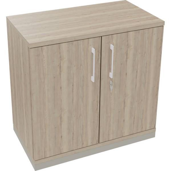 Flügeltürenschrank  2OH B800xT442xH781 si/Eiche