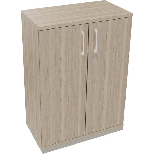 Flügeltürenschrank  3OH B800xT442xH1133 si/Eiche