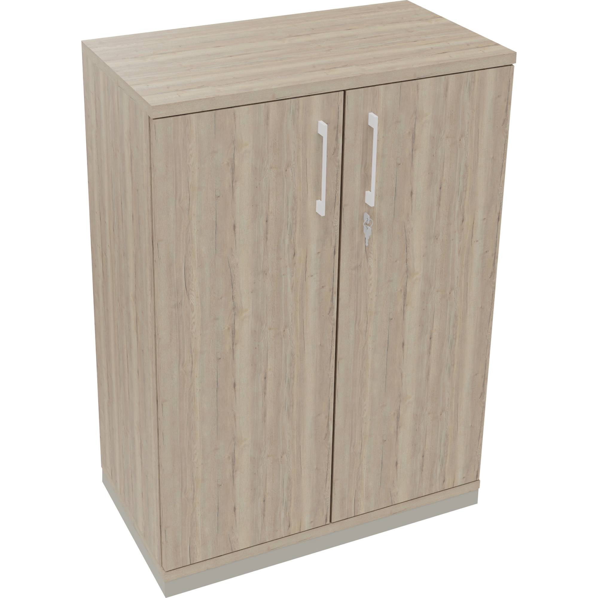 Flügeltürenschrank 3OH B800xT442xH1133 si/Eiche-0