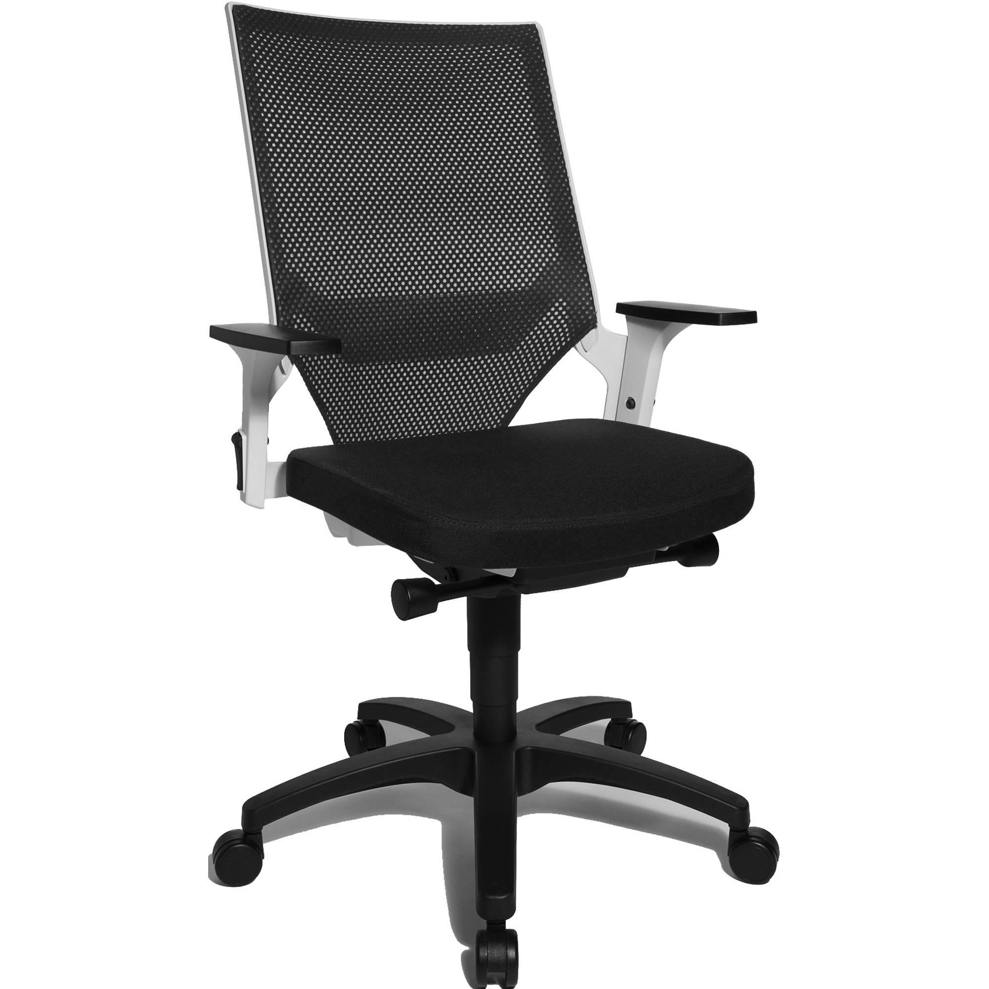 Drehstuhl Autosyncron 1 weiß/schwarz-1