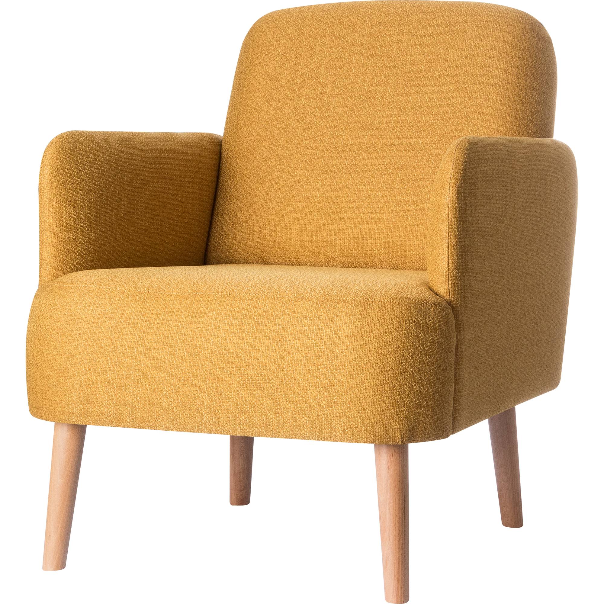 Sessel BROOKS safrangelb