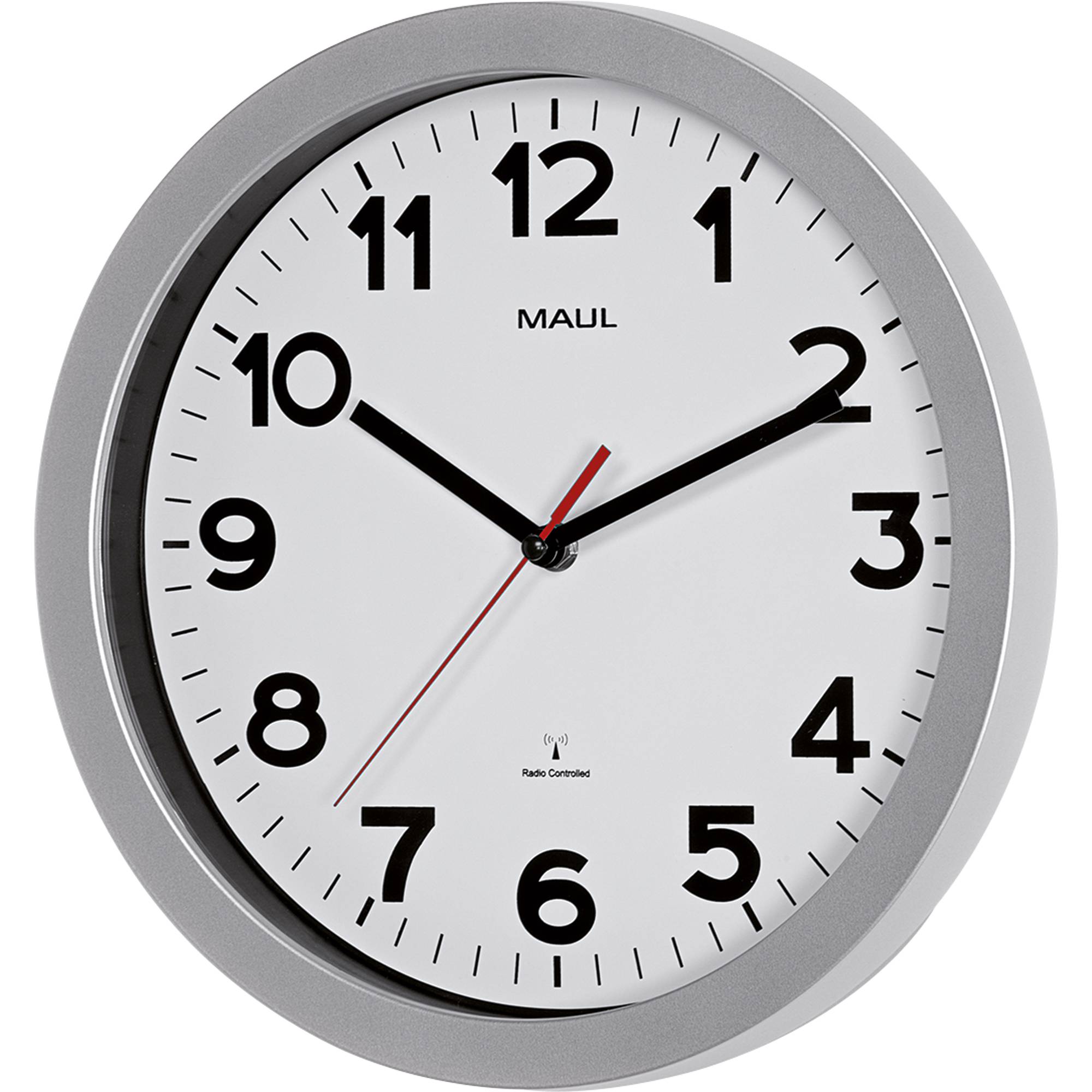 Wanduhr MAULstep 30cm silber-1