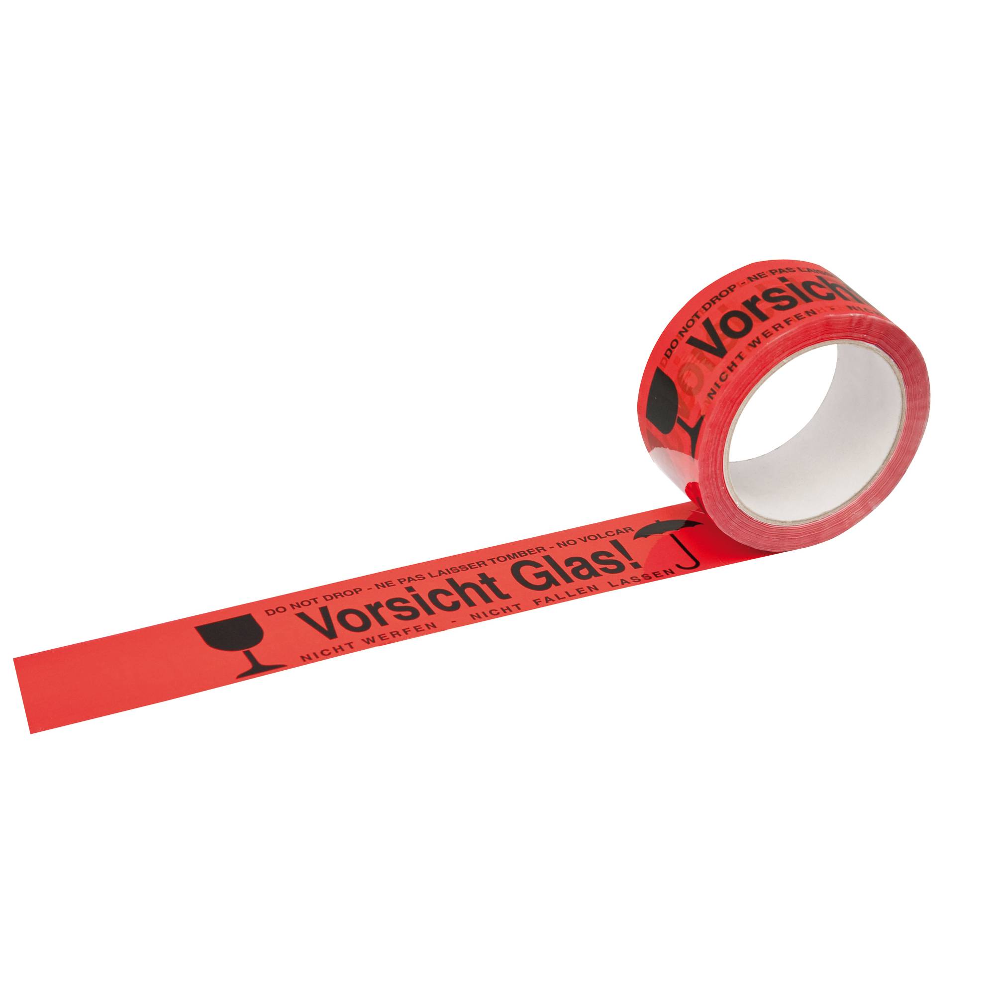 Signalklebeband Vorsicht Glas Bruchgefahr 50mmx66m-0