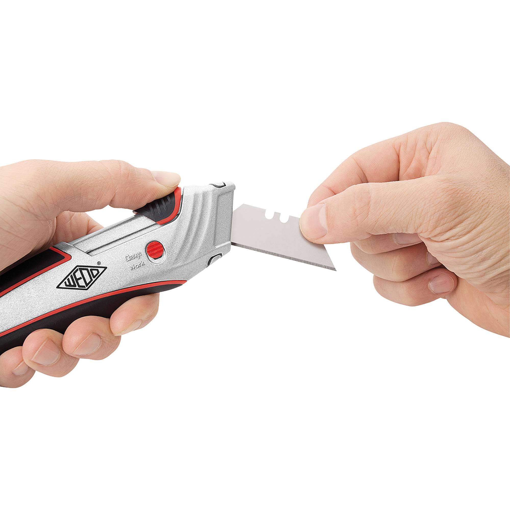 Cutter Safety Profi silber/schwarz +5Klingen - Artikel: 172217500-2