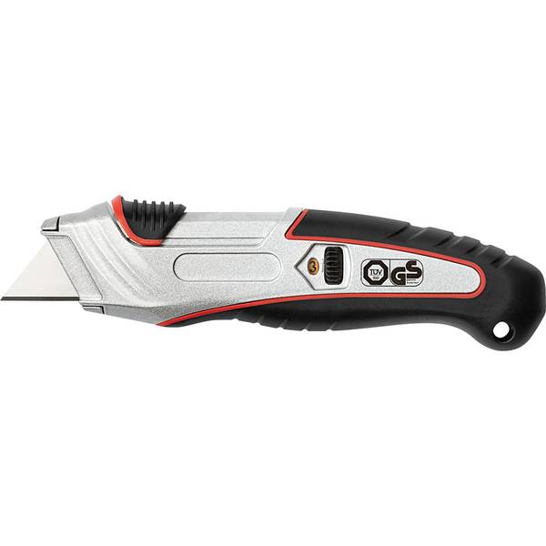 Cutter Safety Profi silber/schwarz +5Klingen - Artikel: 172217500