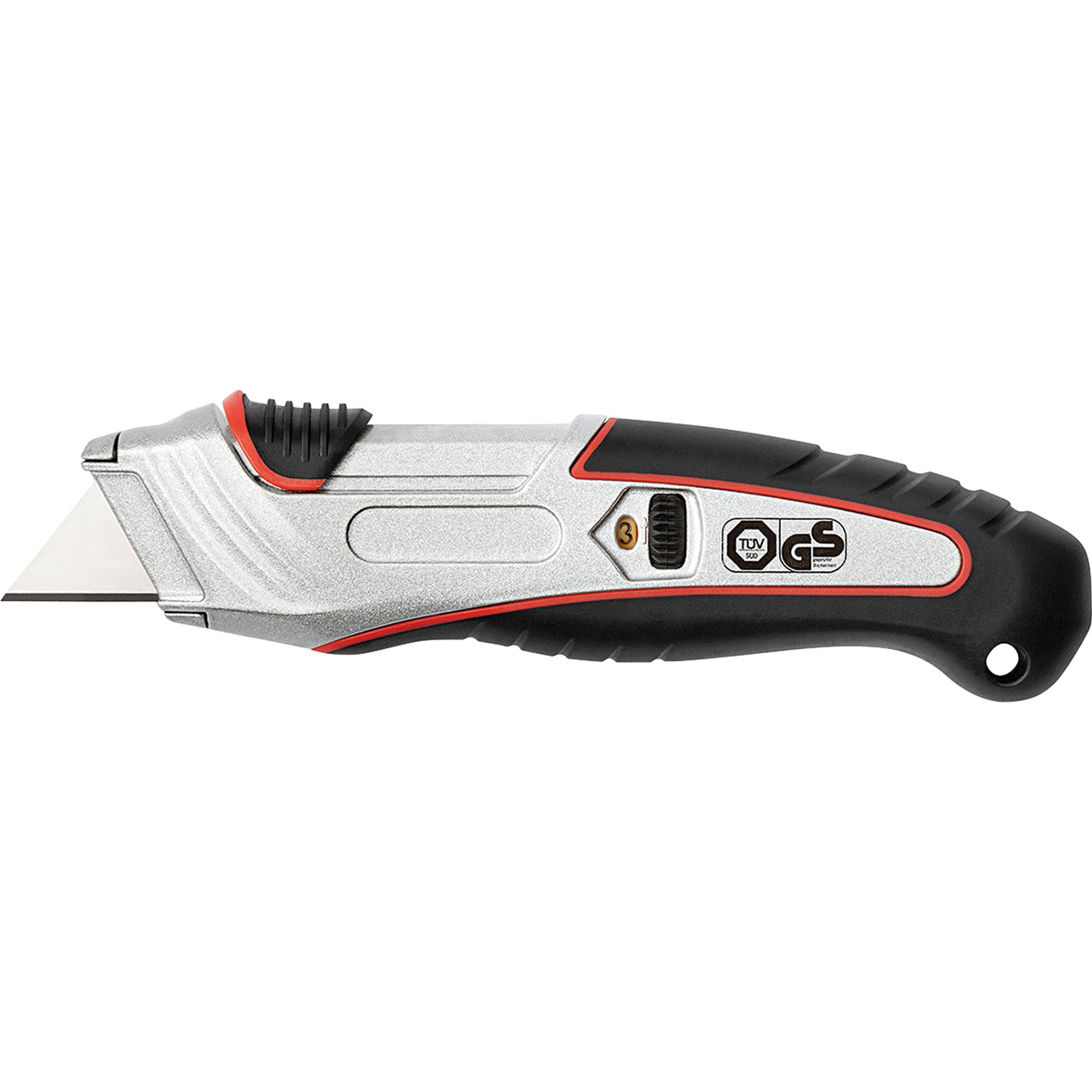 Cutter Safety Profi silber/schwarz +5Klingen - Artikel: 172217500-0