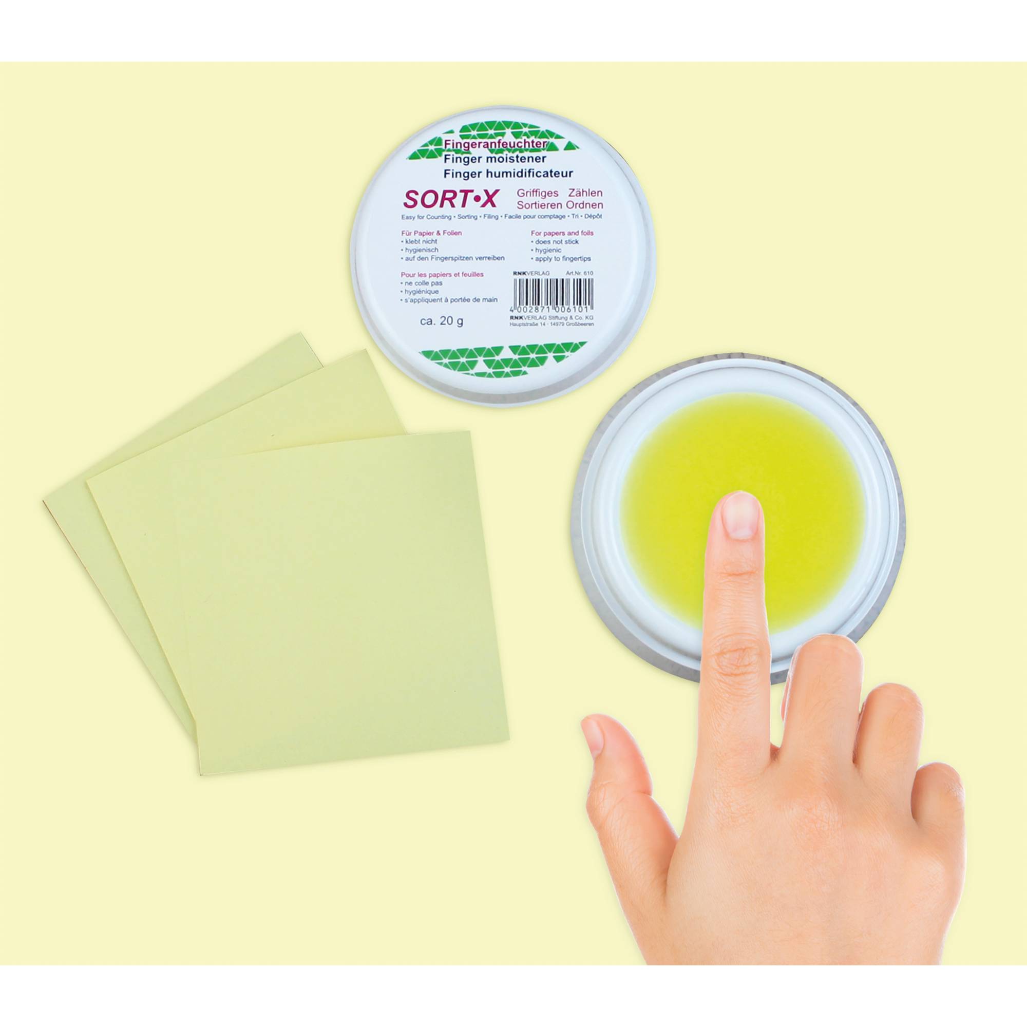 Fingeranfeuchter Sortex 20g-1