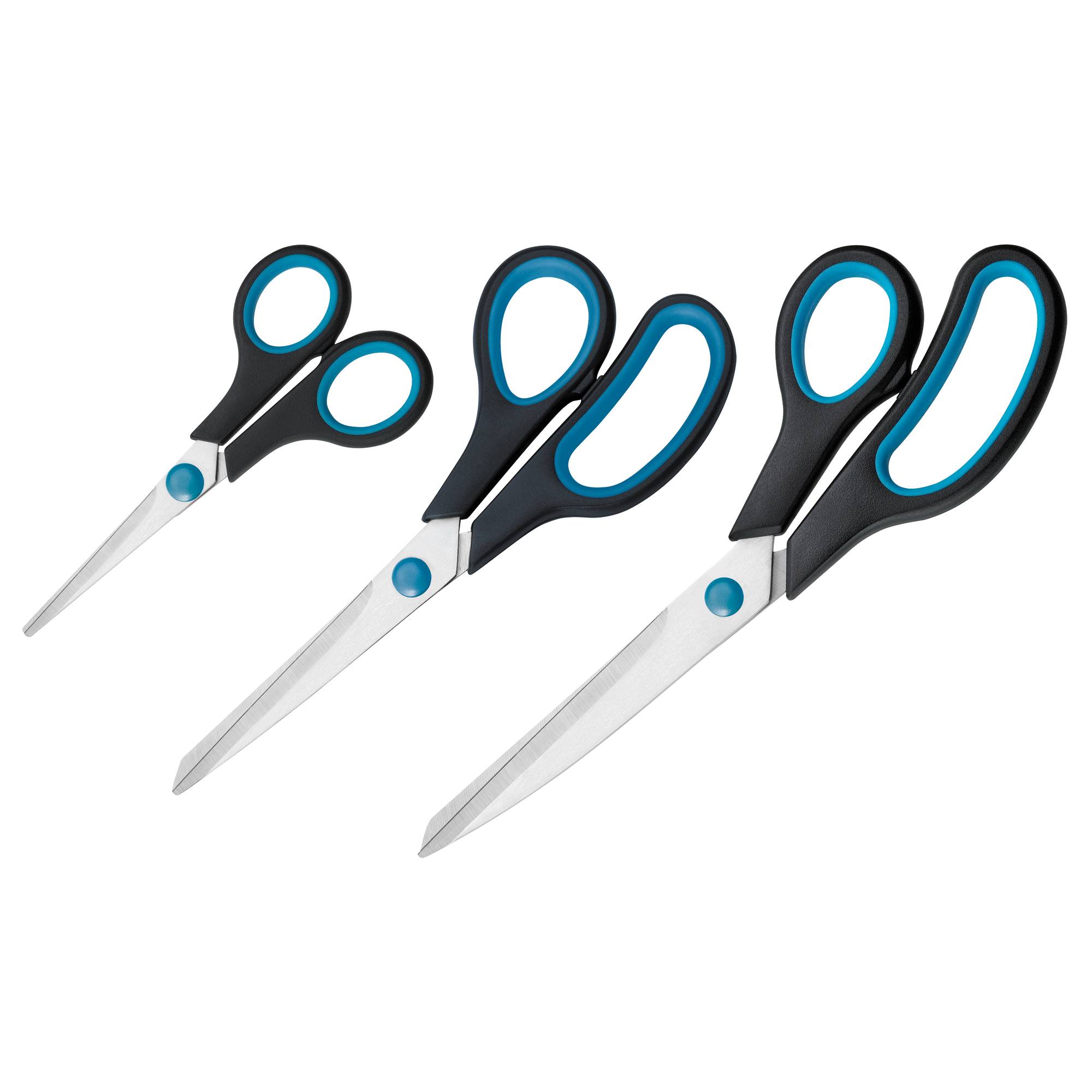 Schere EASY GRIP SET 13cm/21cm/25cm 3St - Artikel: 172223500-2
