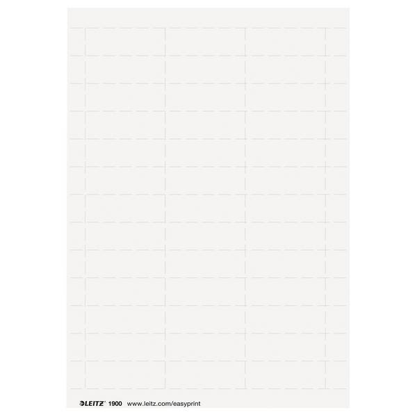 Beschriftungsschild blanko 60x21mm weiß 975 St./Pack.