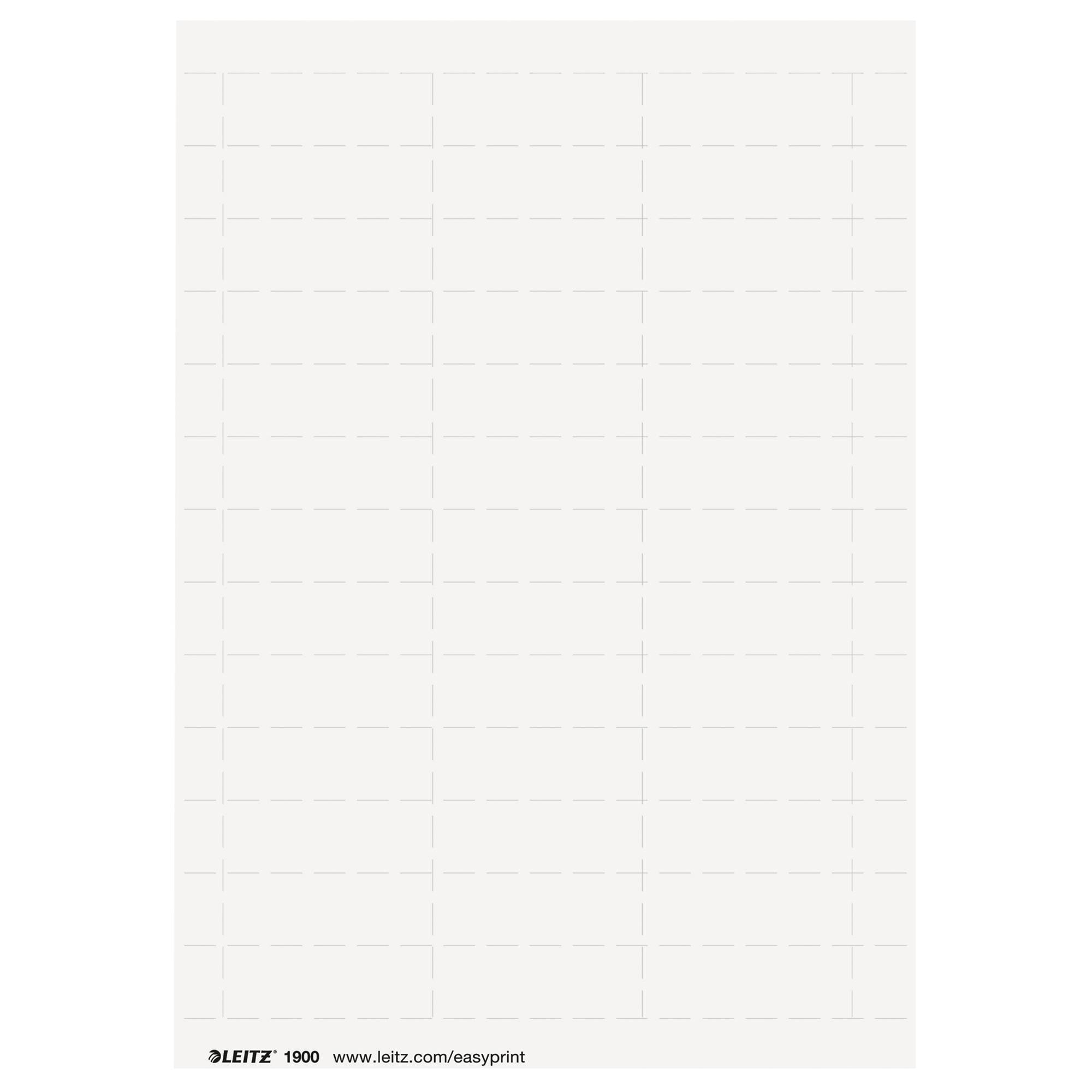 Beschriftungsschild blanko 60x21mm weiß 975 St./Pack.-0
