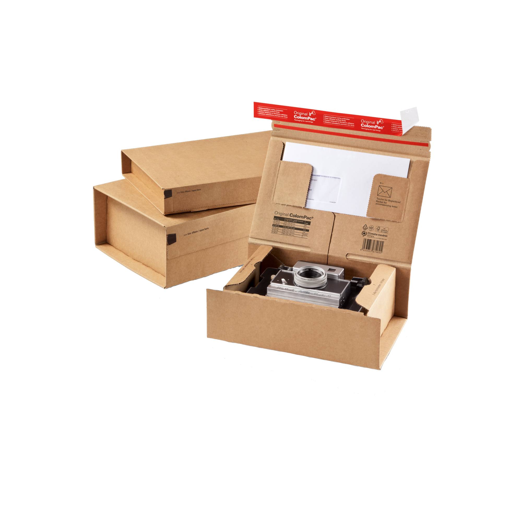 Versandkarton POST-BOX 46x16x31cm braun-1