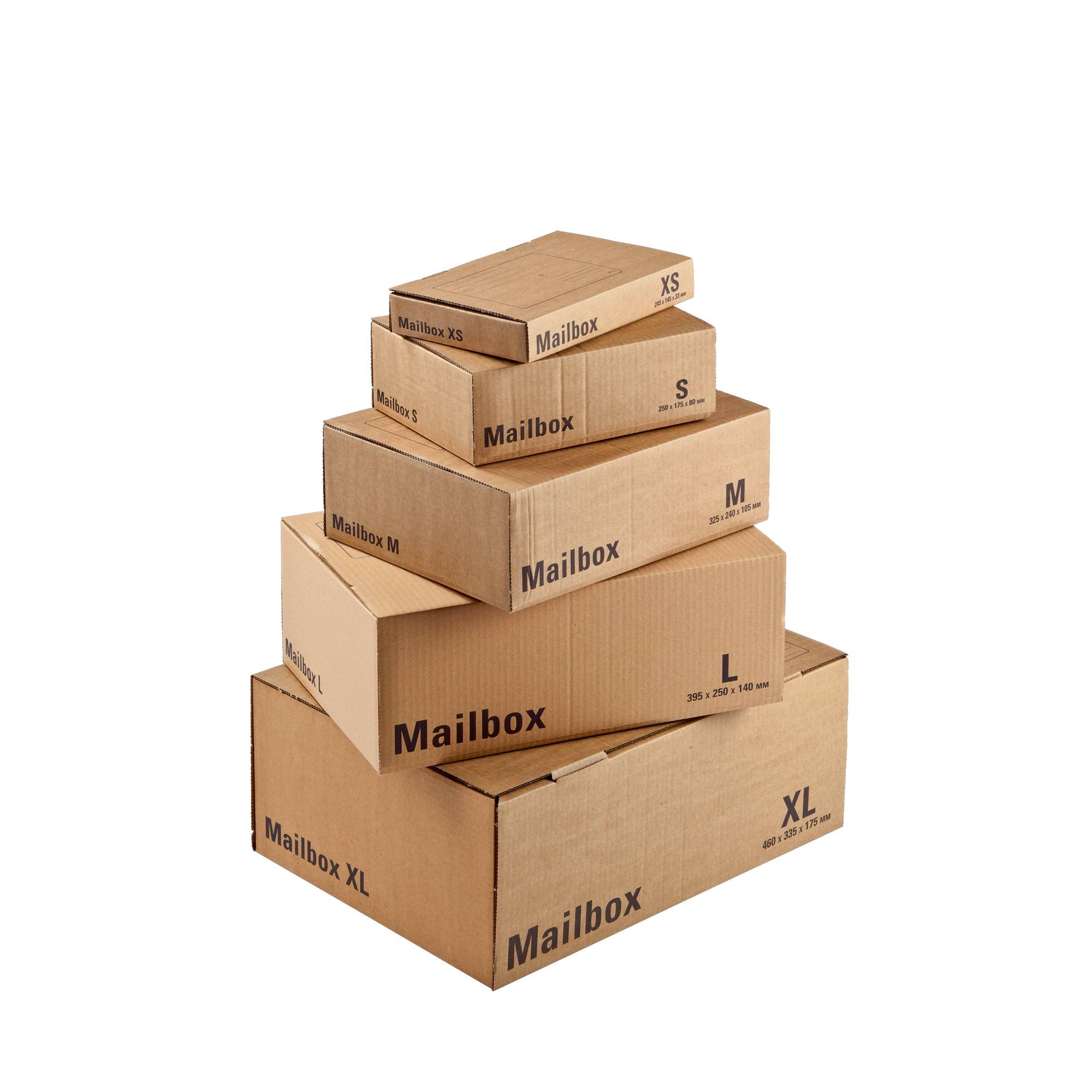 Versandkarton Mailbox XL braun-1