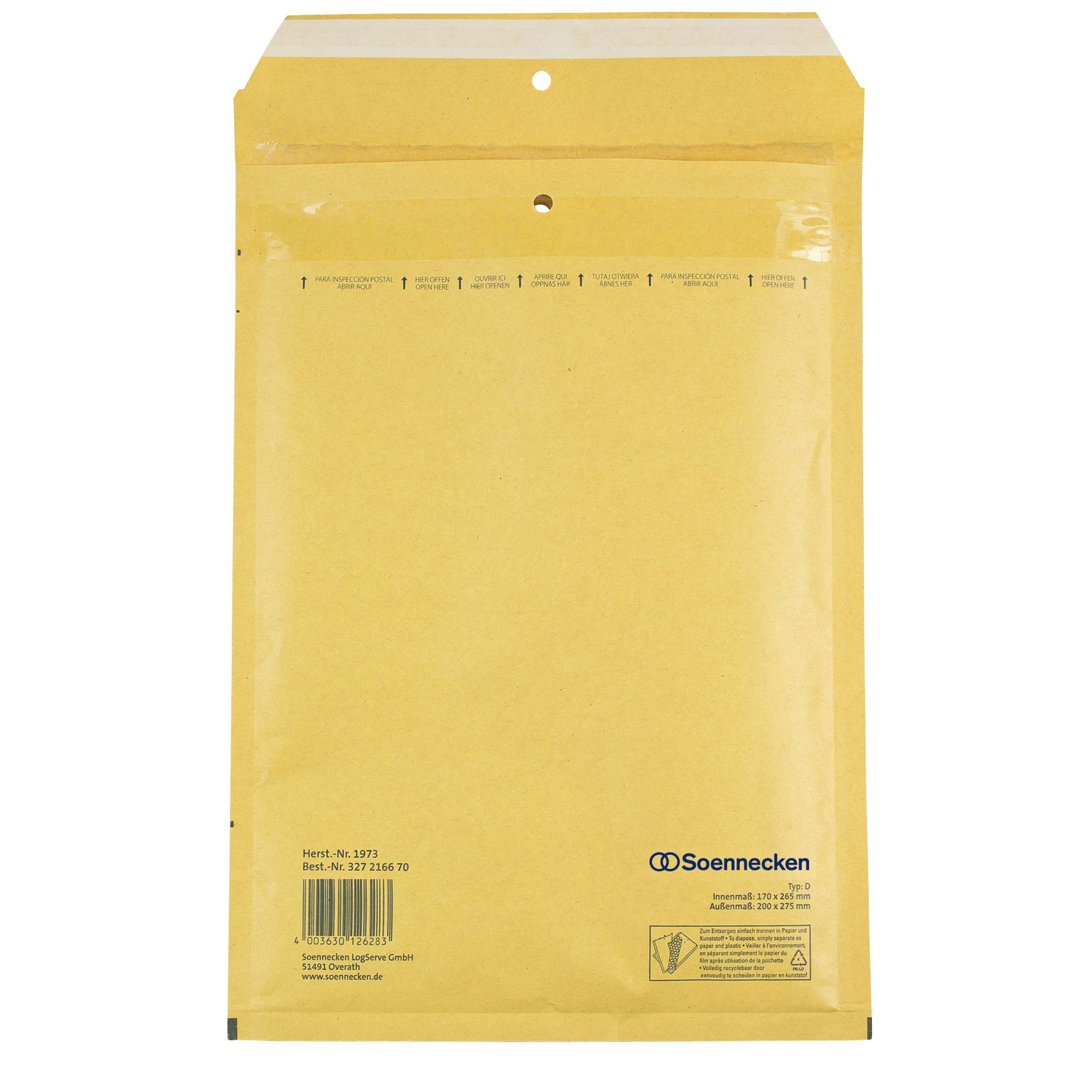 Luftpolstertasche D/1 170x265mm hk br 100St