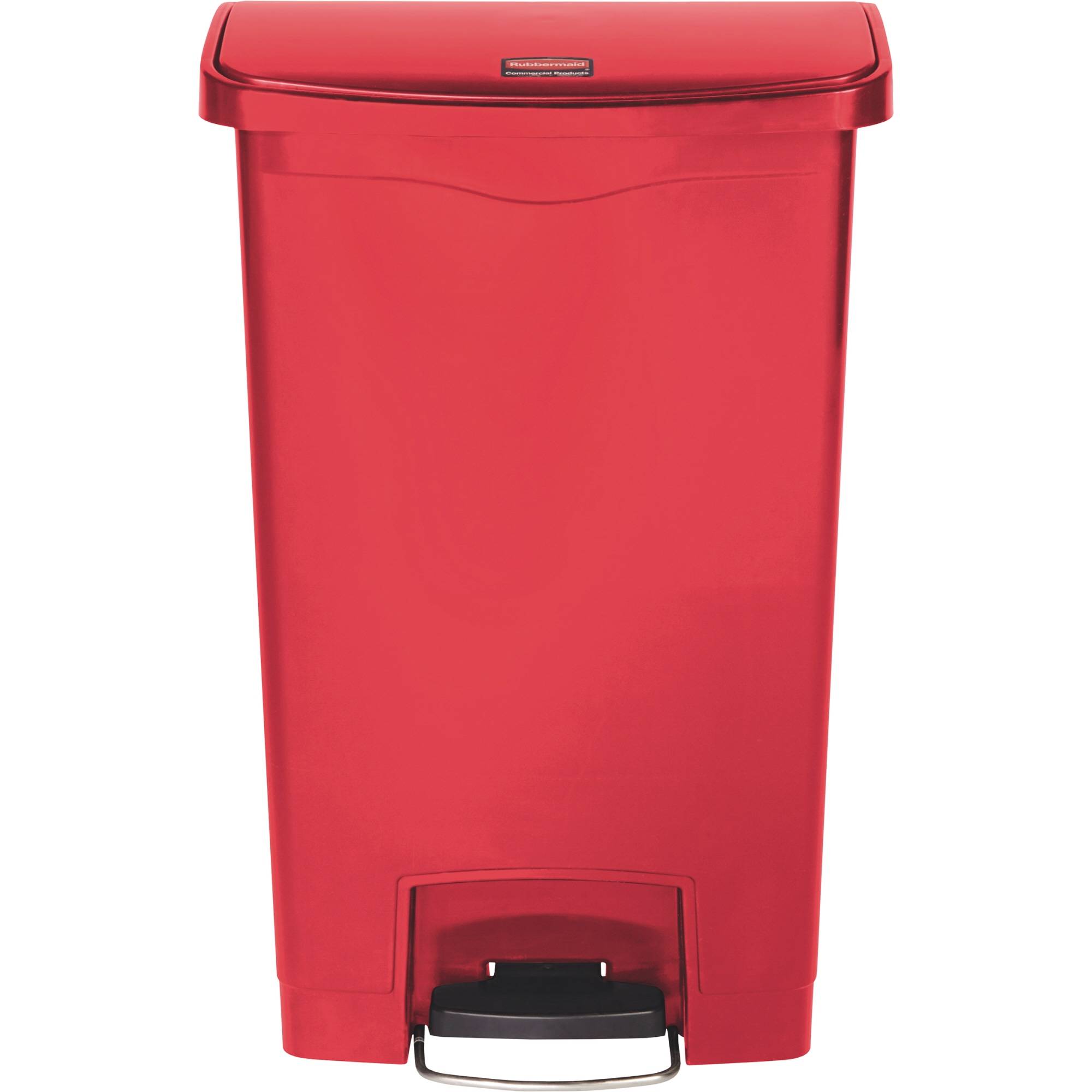 Tretabfalleimer Slim Jim Kunststoff 50l rot-2