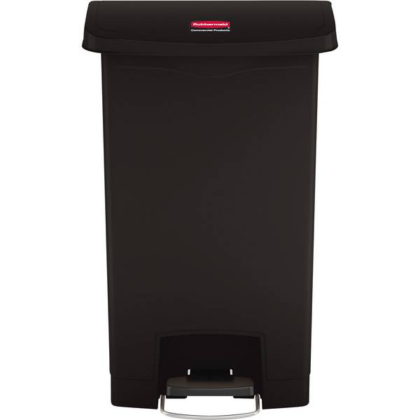 Tretabfalleimer Slim Jim Kunststoff 50l schwarz