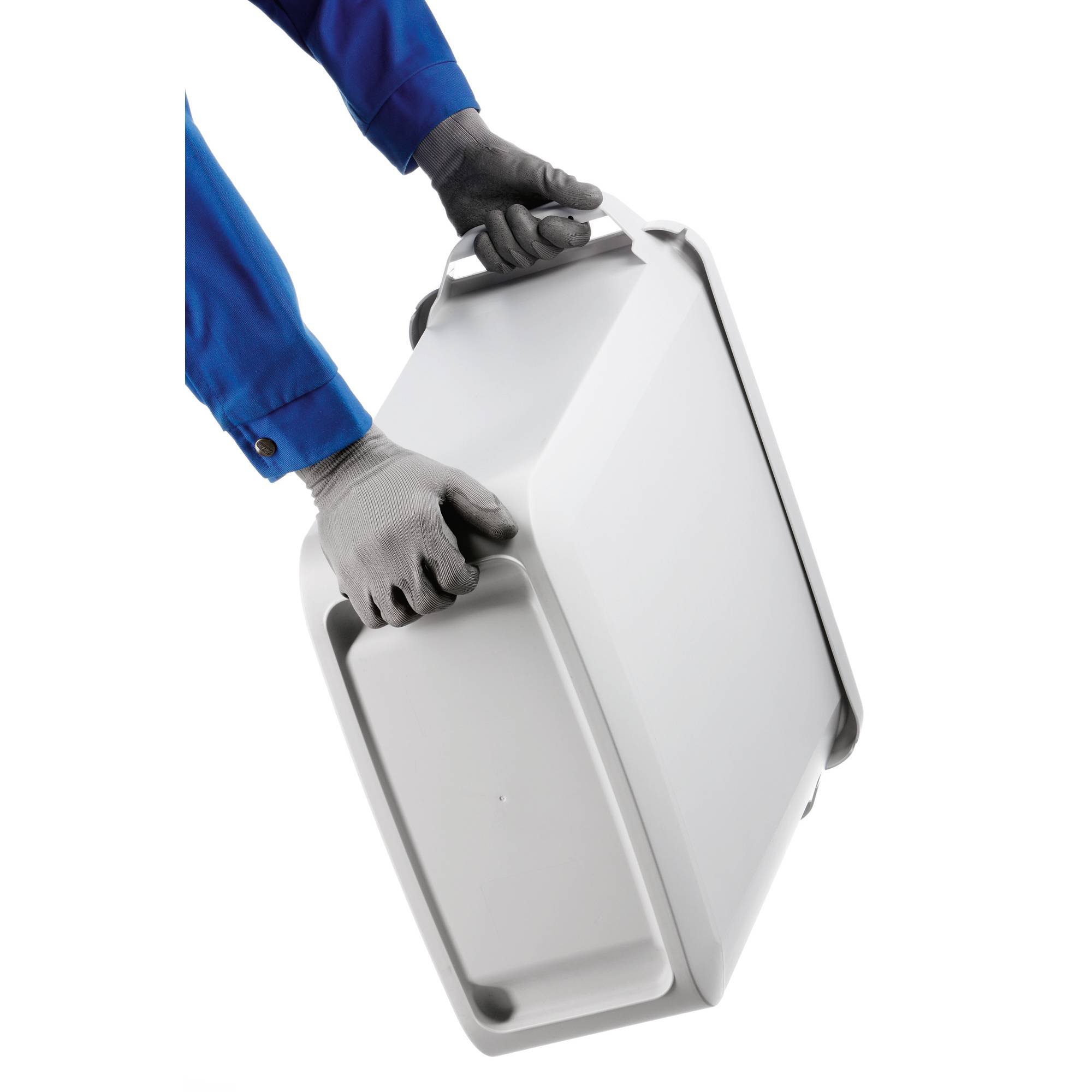 Abfalleimer DURABIN 60l grau +Deckel sw-2