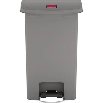 Tretabfalleimer Slim Jim Kunststoff 50l grau-0