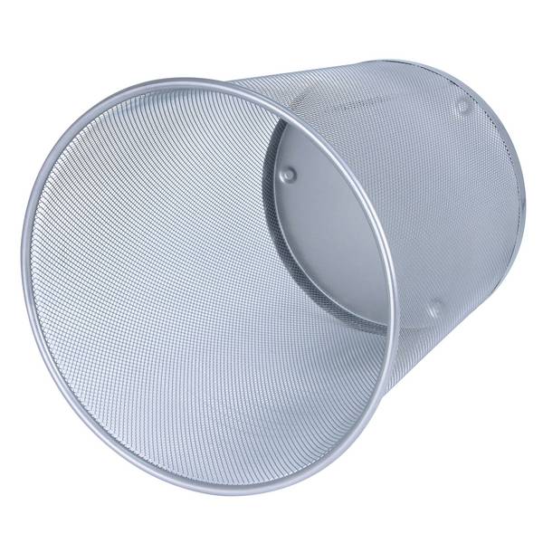 Papierkorb Office 18l Drahtmetall silber