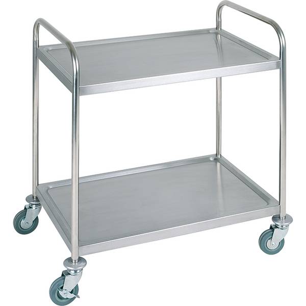 Servierwagen 2Böden 91x59cm Edelstahl