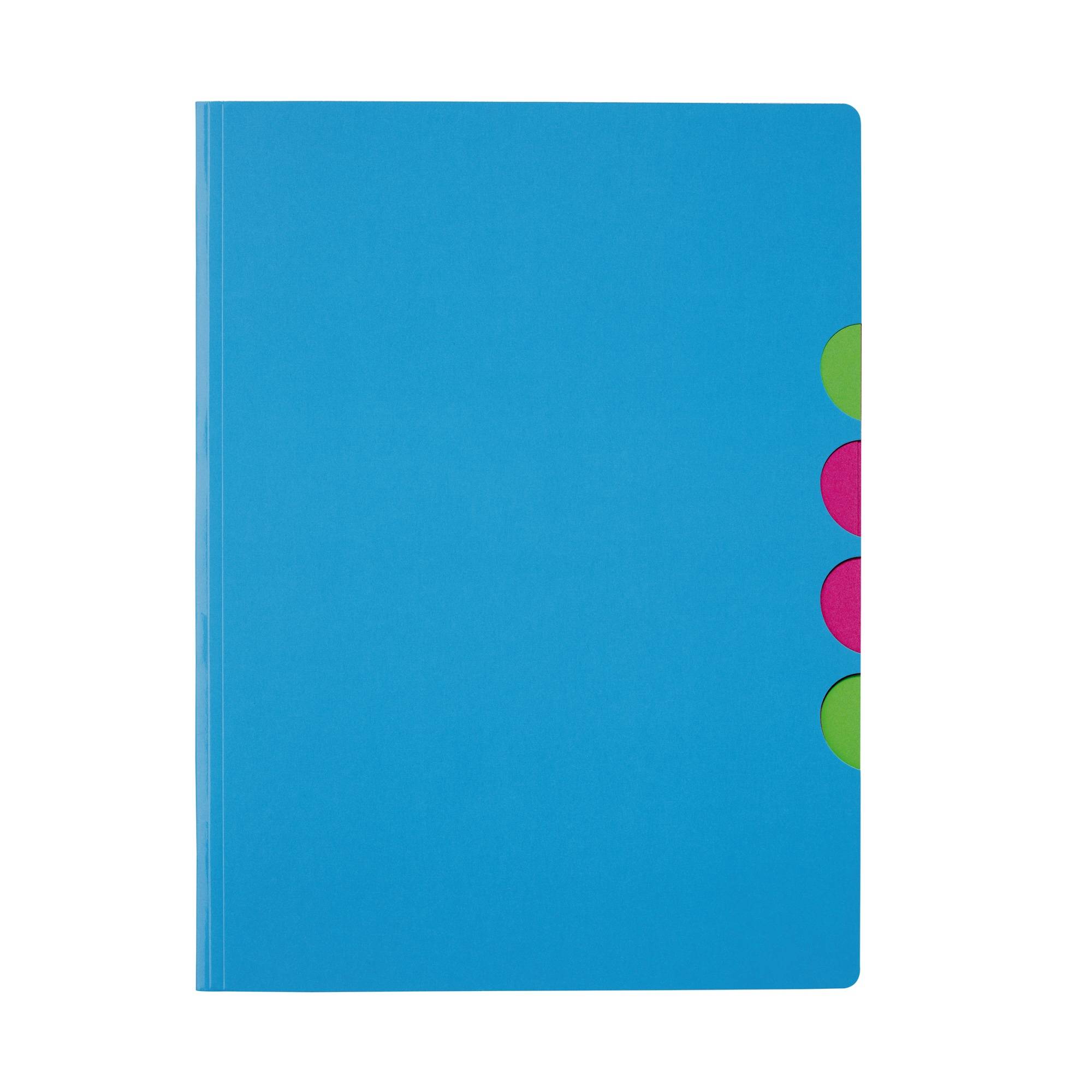Ordnungsmappe Funky School A4 5Fächer PP hellblau-1