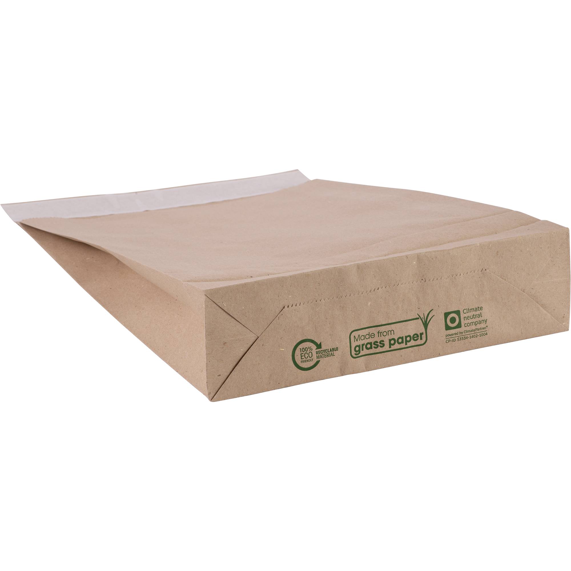 Faltenbeutel Graspapier 250x50x353+50mm 300St.-0