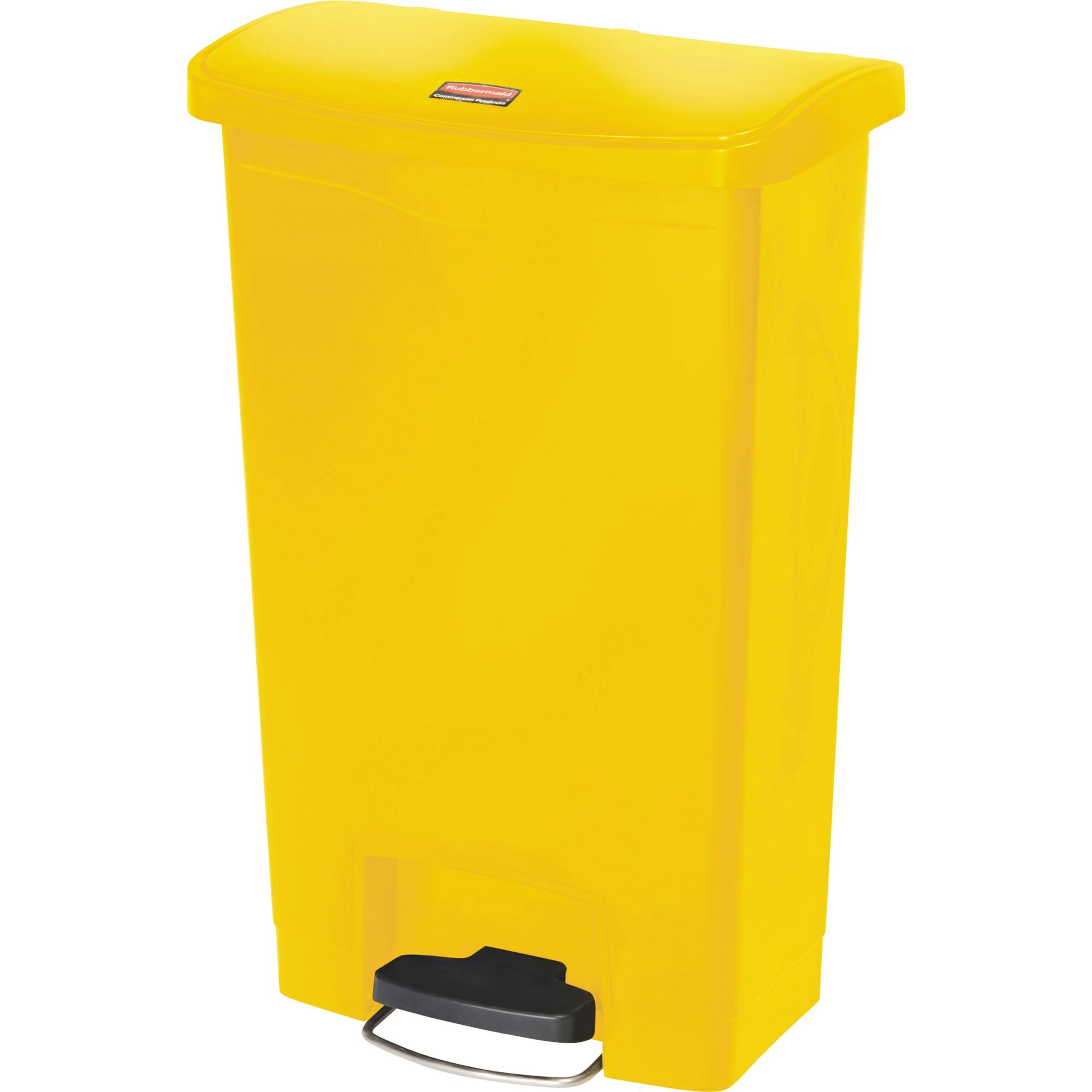 Tretabfalleimer Slim Jim Kunststoff 50l gelb-2