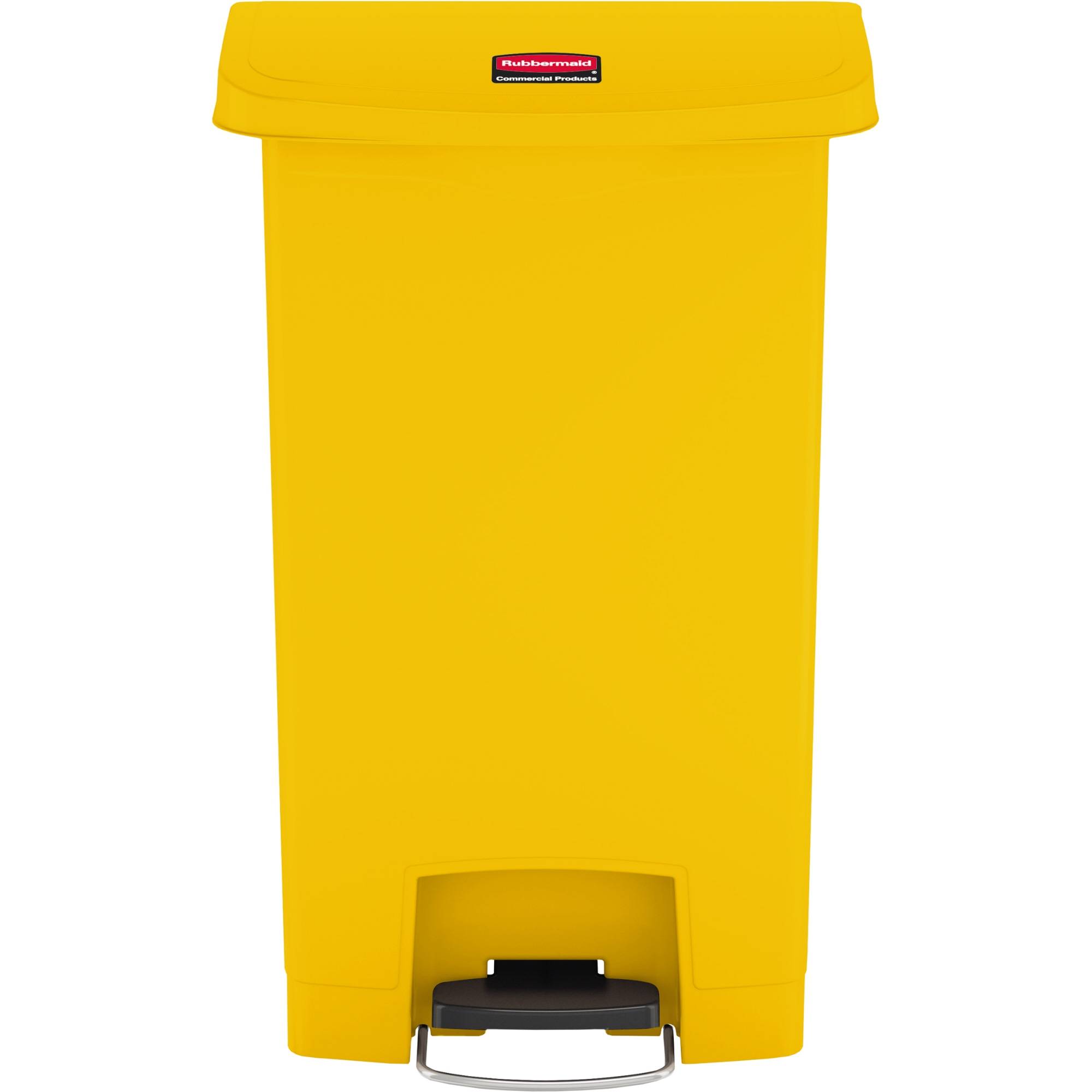 Tretabfalleimer Slim Jim Kunststoff 50l gelb-0