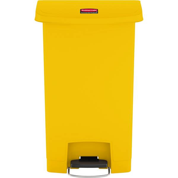 Tretabfalleimer Slim Jim Kunststoff 50l gelb