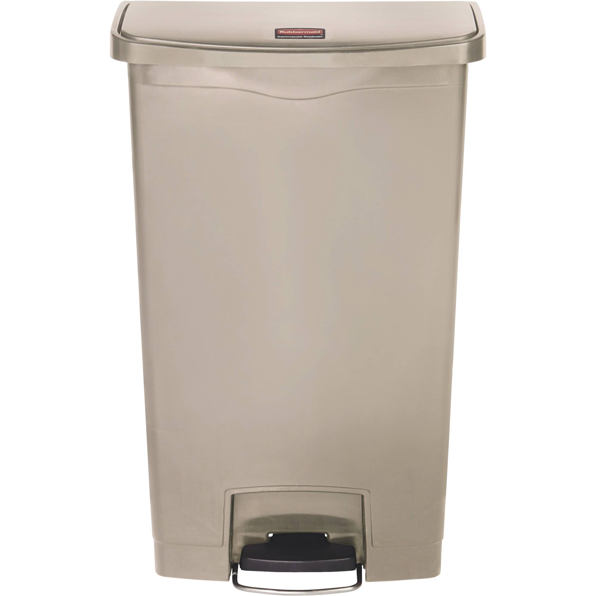 Tretabfalleimer Slim Jim Kunststoff 50l beige-0