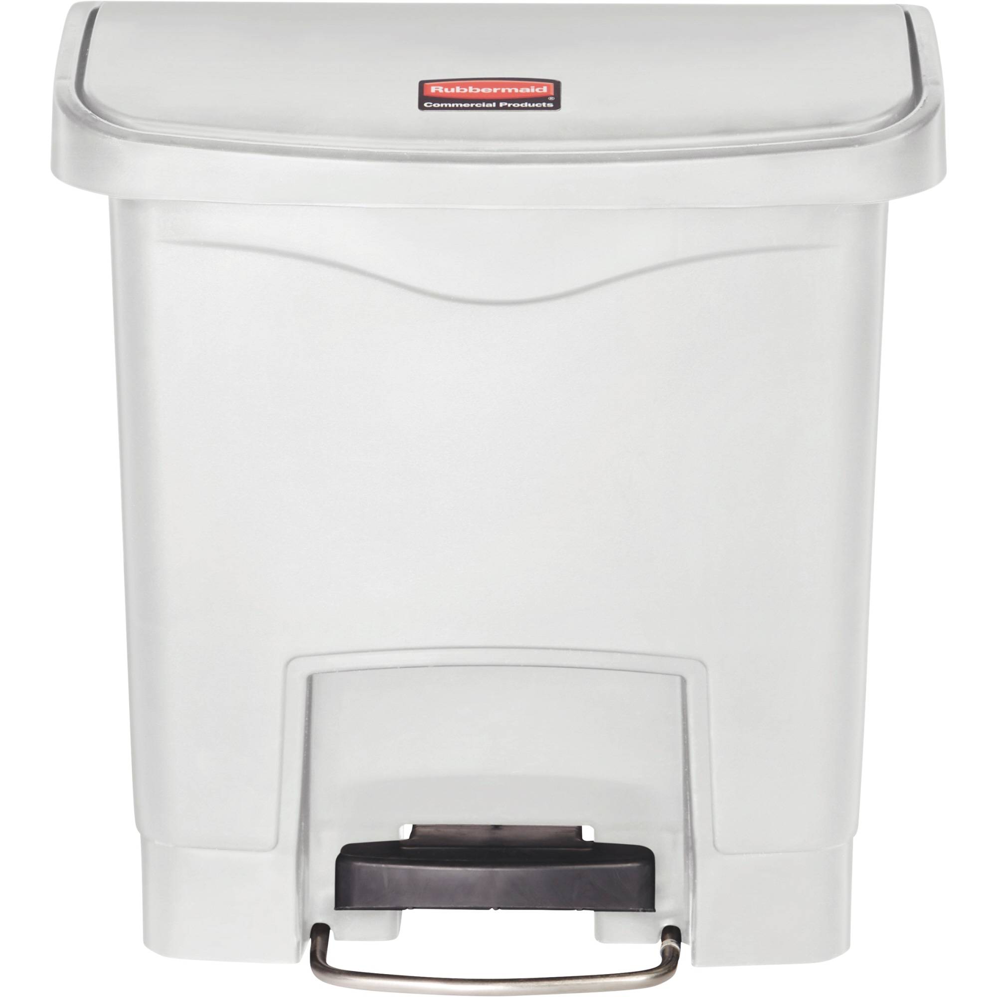 Tretabfalleimer Slim Jim Kunststoff 15l weiß-2
