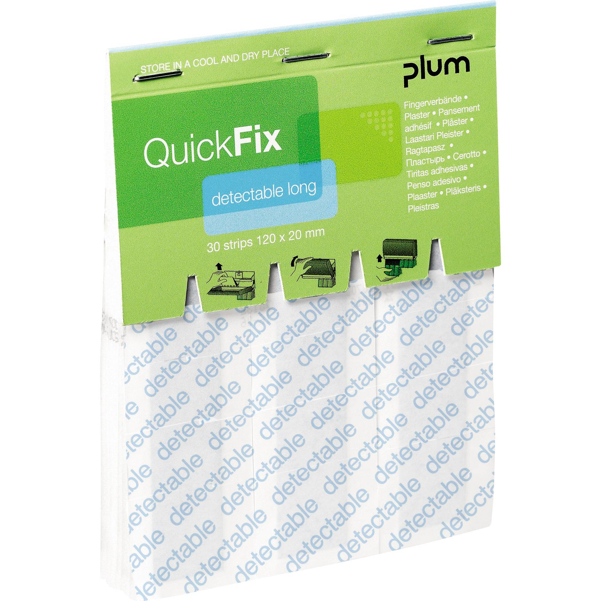 Fingerverband Refill Detectable Long 30St-0