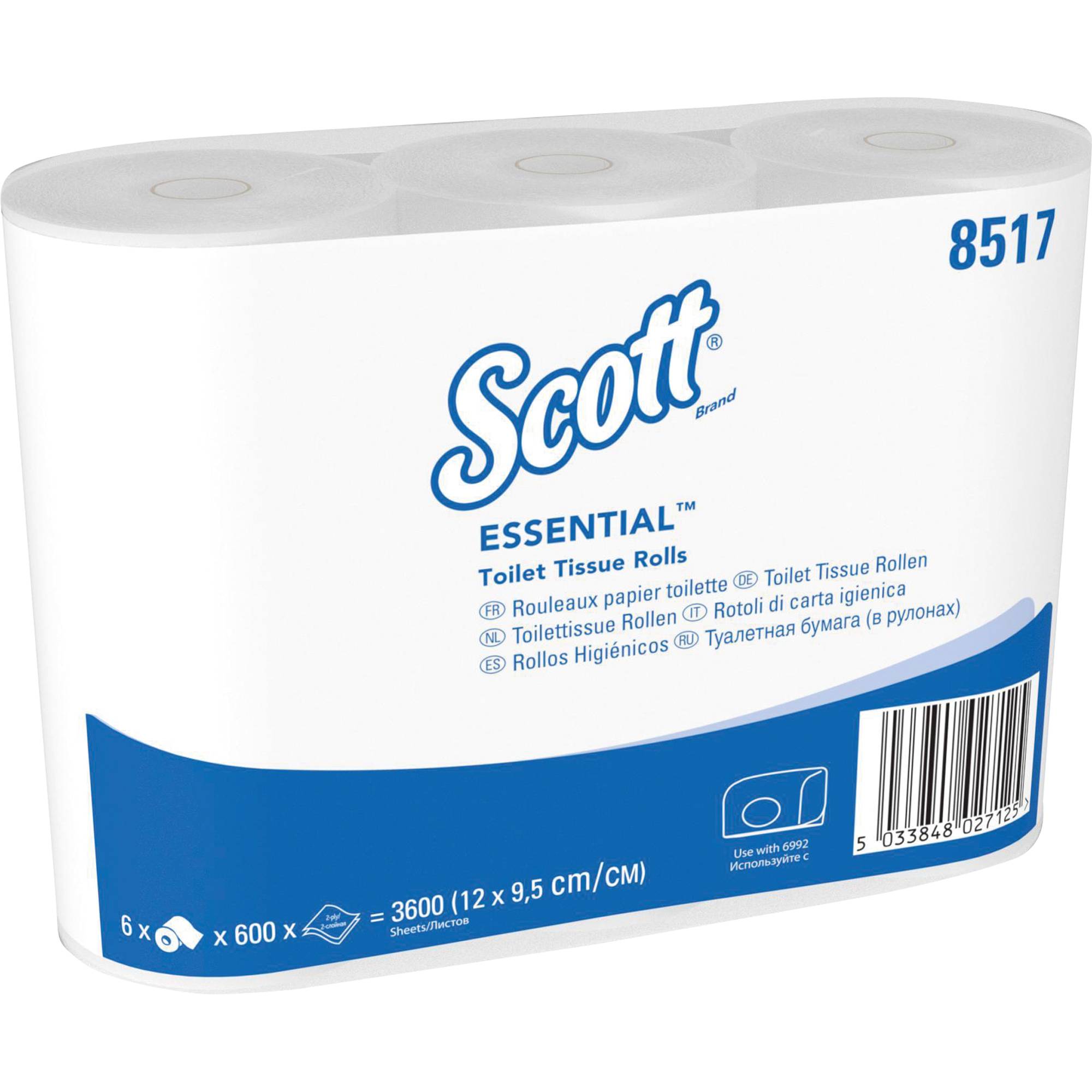 Scott Toilettenpapier 2lagig 600Blatt ws 6 Rl.-0
