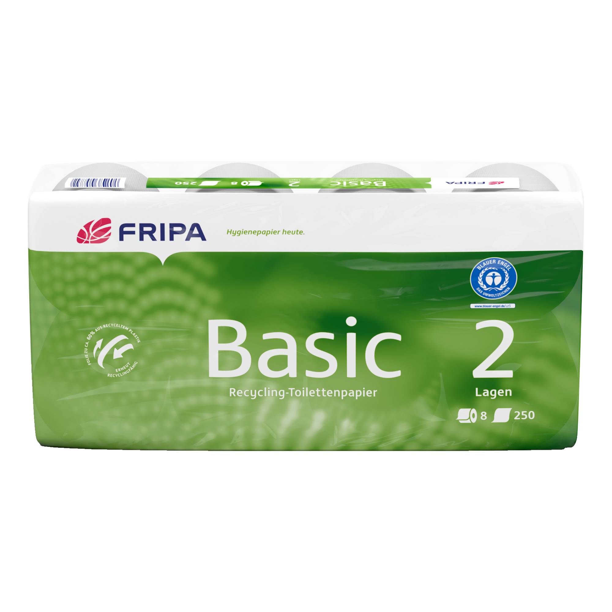 Toilettenpapier Basic 2lg 250Bl 8St-0
