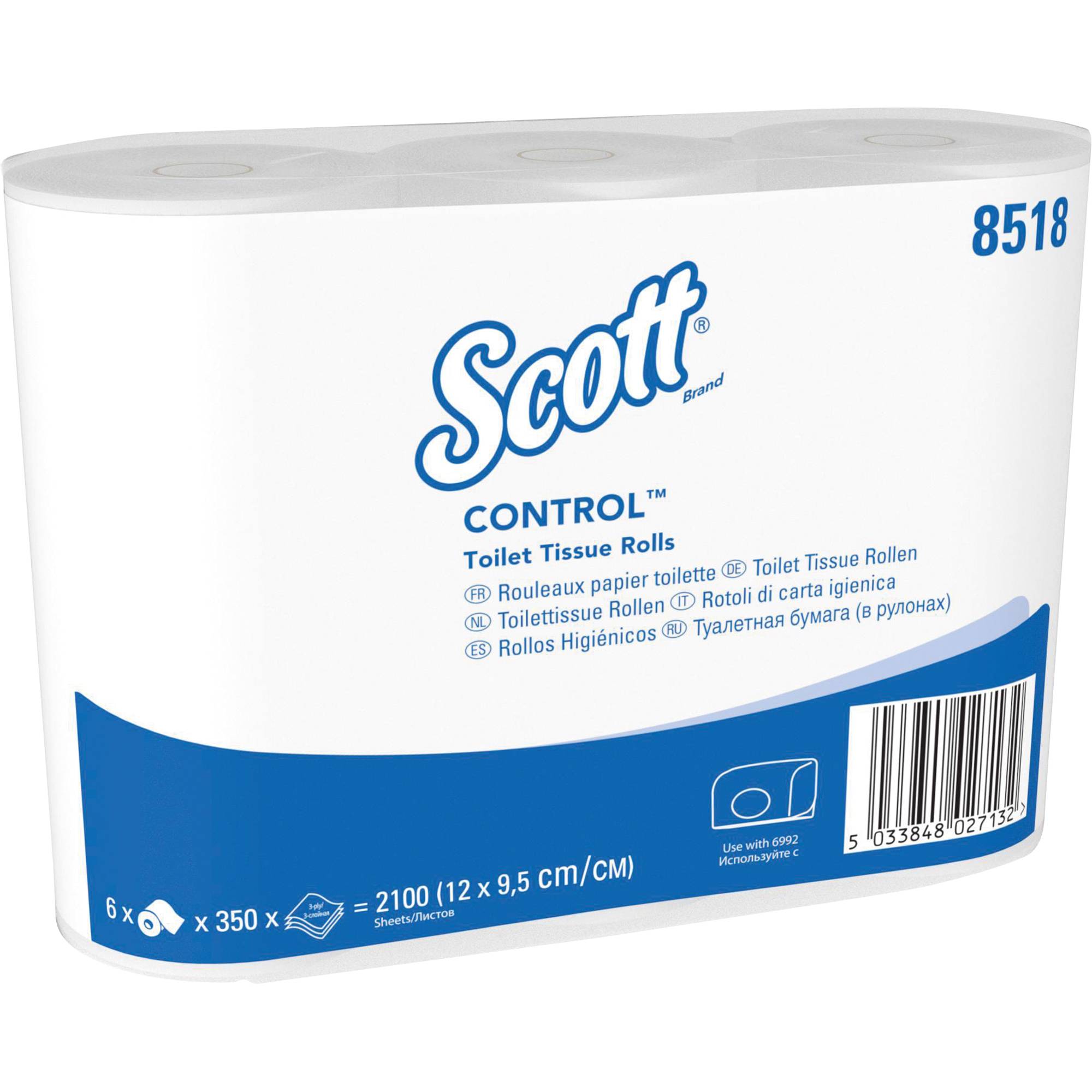Scott Toilettenpapiert Plus 3lagig 350Bl. 6St-0