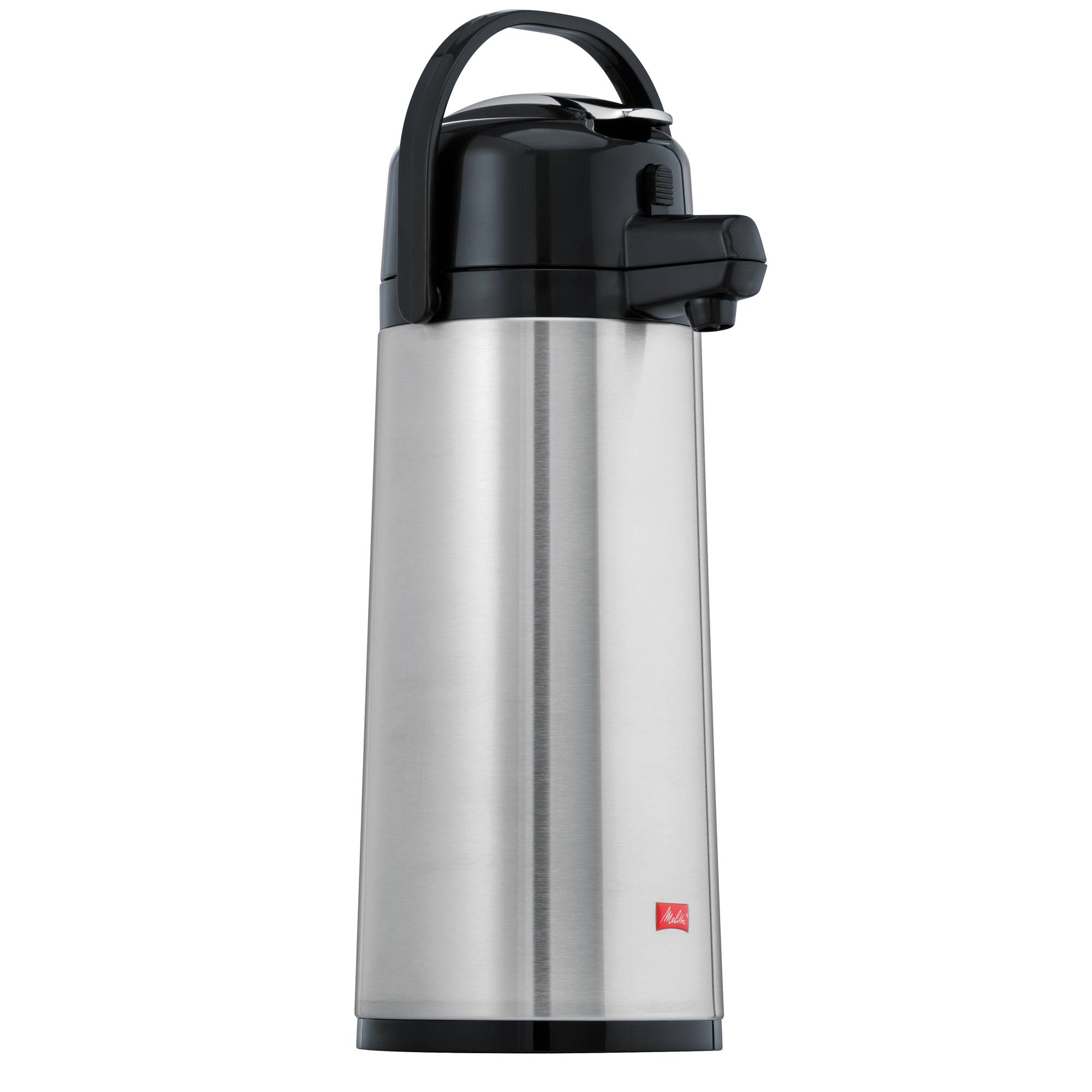 Pumpkanne 2,2l silber/schwarz-1