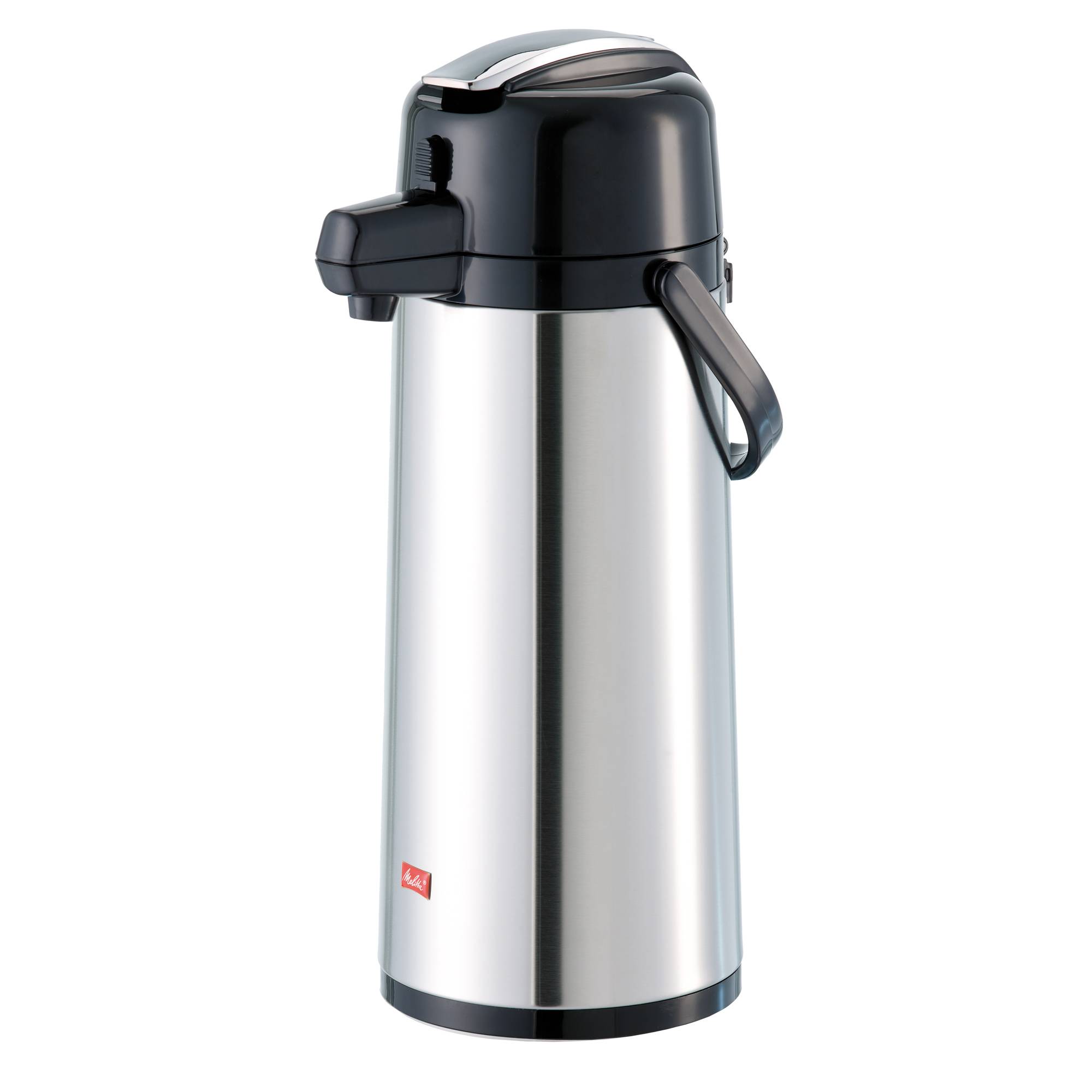 Pumpkanne 2,2l silber/schwarz-0