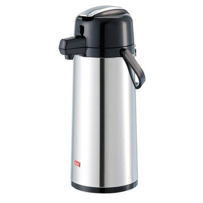 Pumpkanne 2,2l silber/schwarz-0