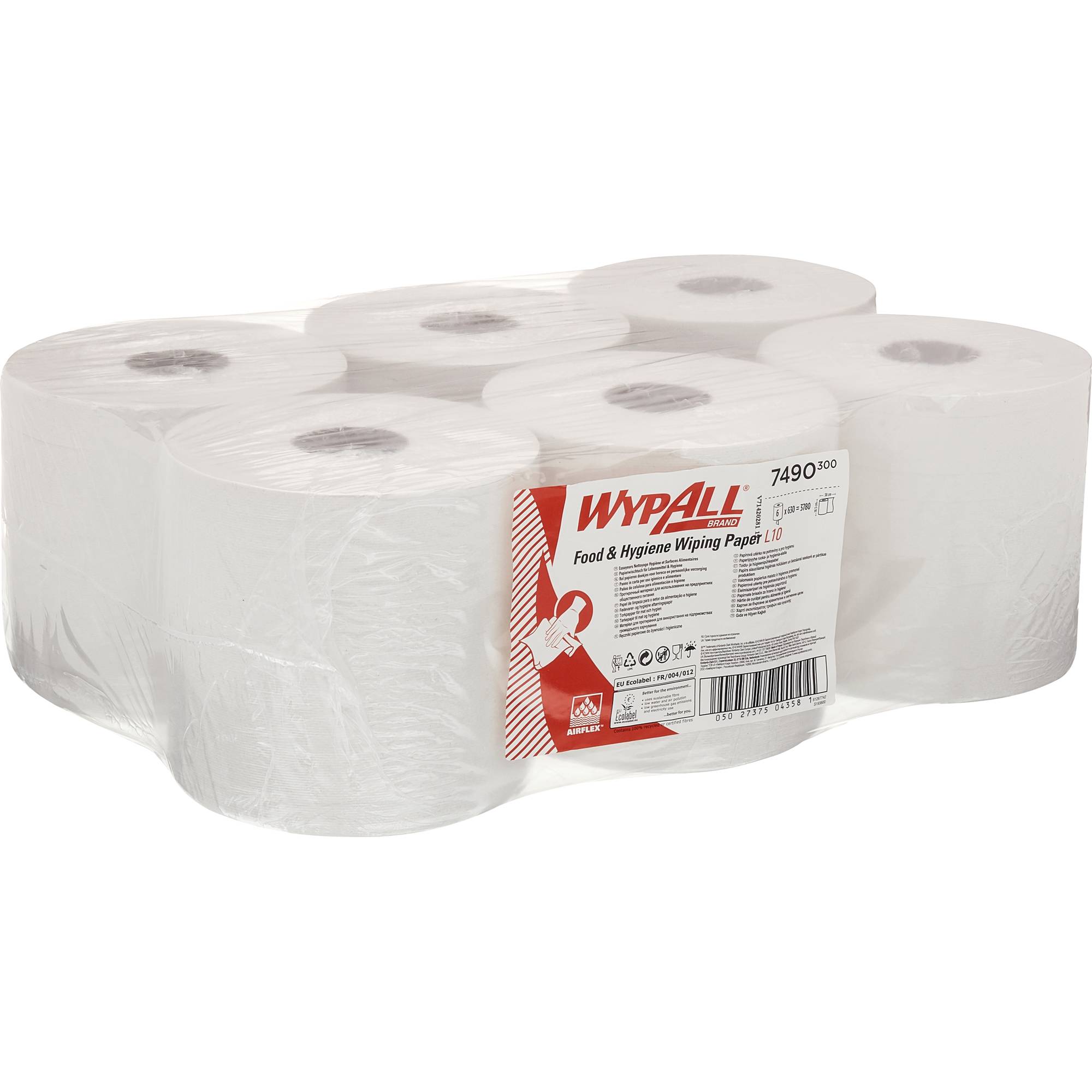 WYPALL Wischtuch L10 1lagig 18,5x38cm ws 6 St.-0