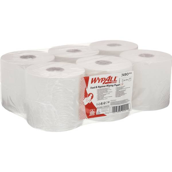 WYPALL Wischtuch L10 1lagig 18,5x38cm ws 6 St.