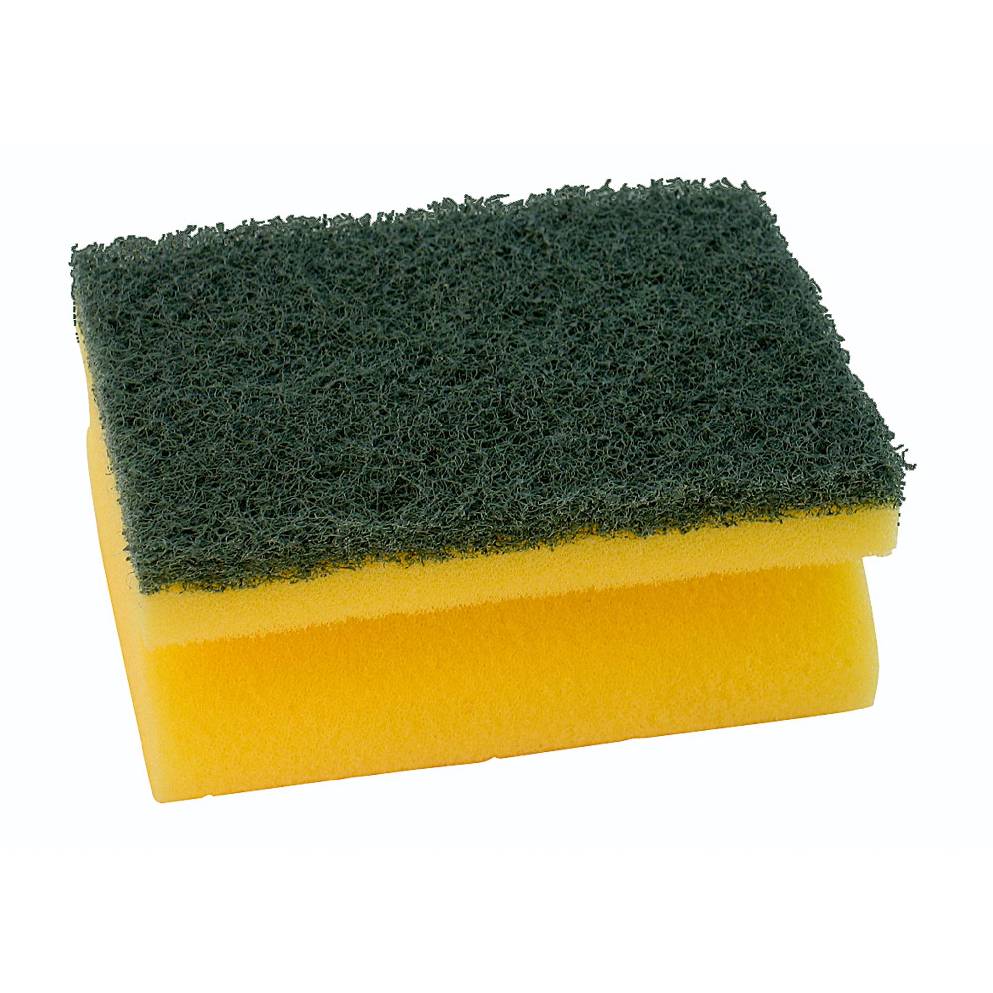 Schwamm 7x9,5x4cm Griffleiste gelb/grün-0