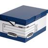 Archivbox Ergo Box System Maxi blau/weiß