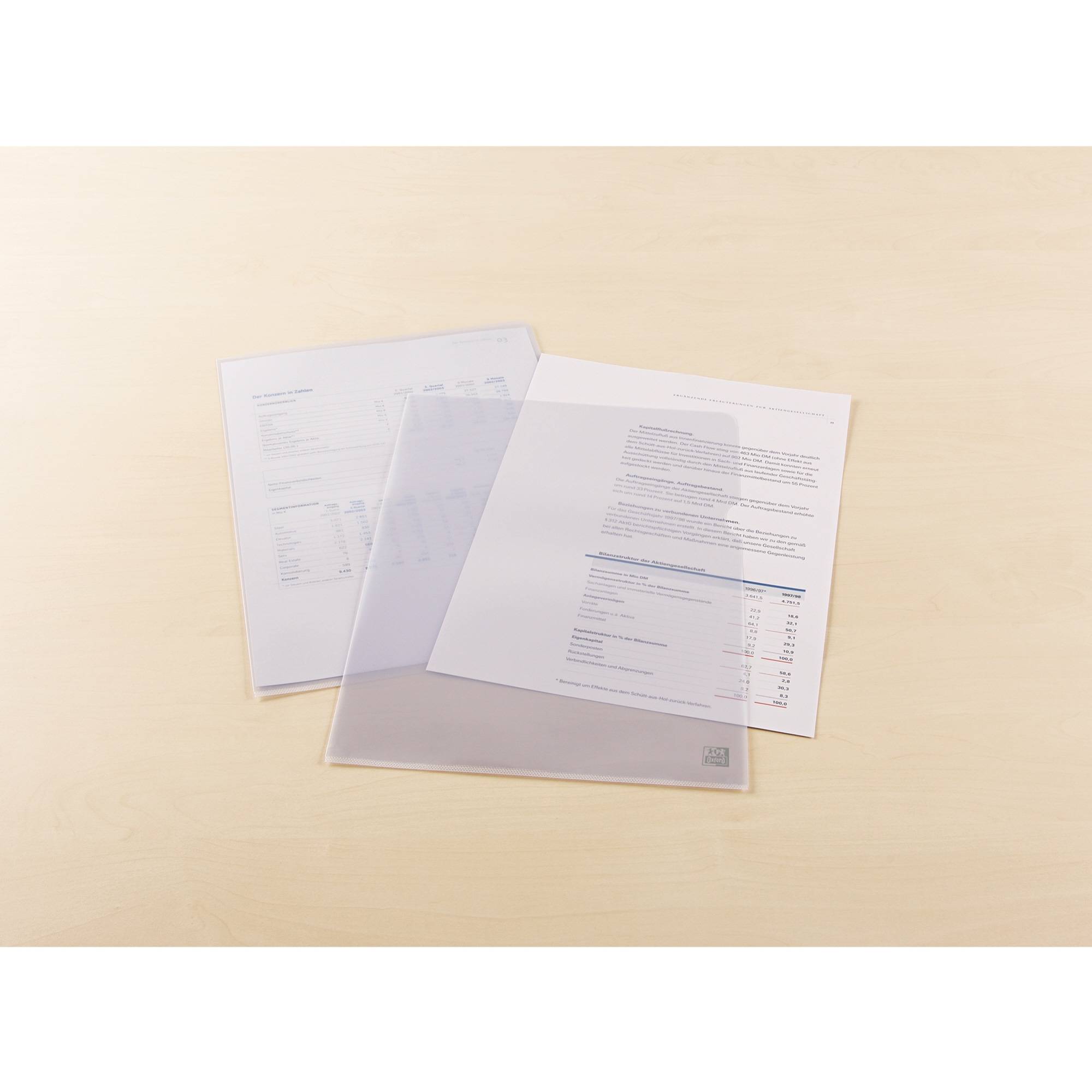 Sichthülle A4 PVC seidenmatt 100 St./Pack.-1